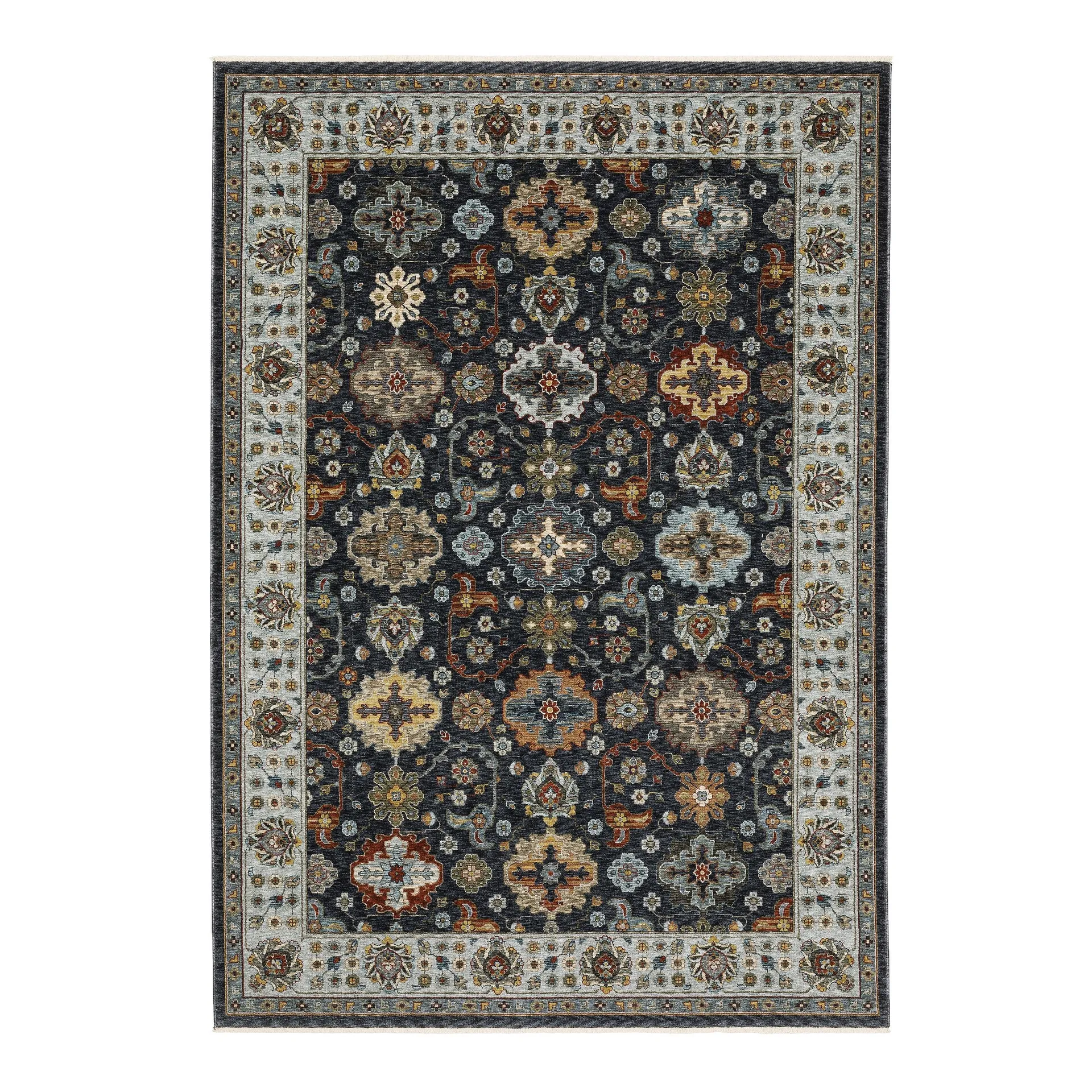 Alexandria Traditional Polyester Rug, 9' x 12'