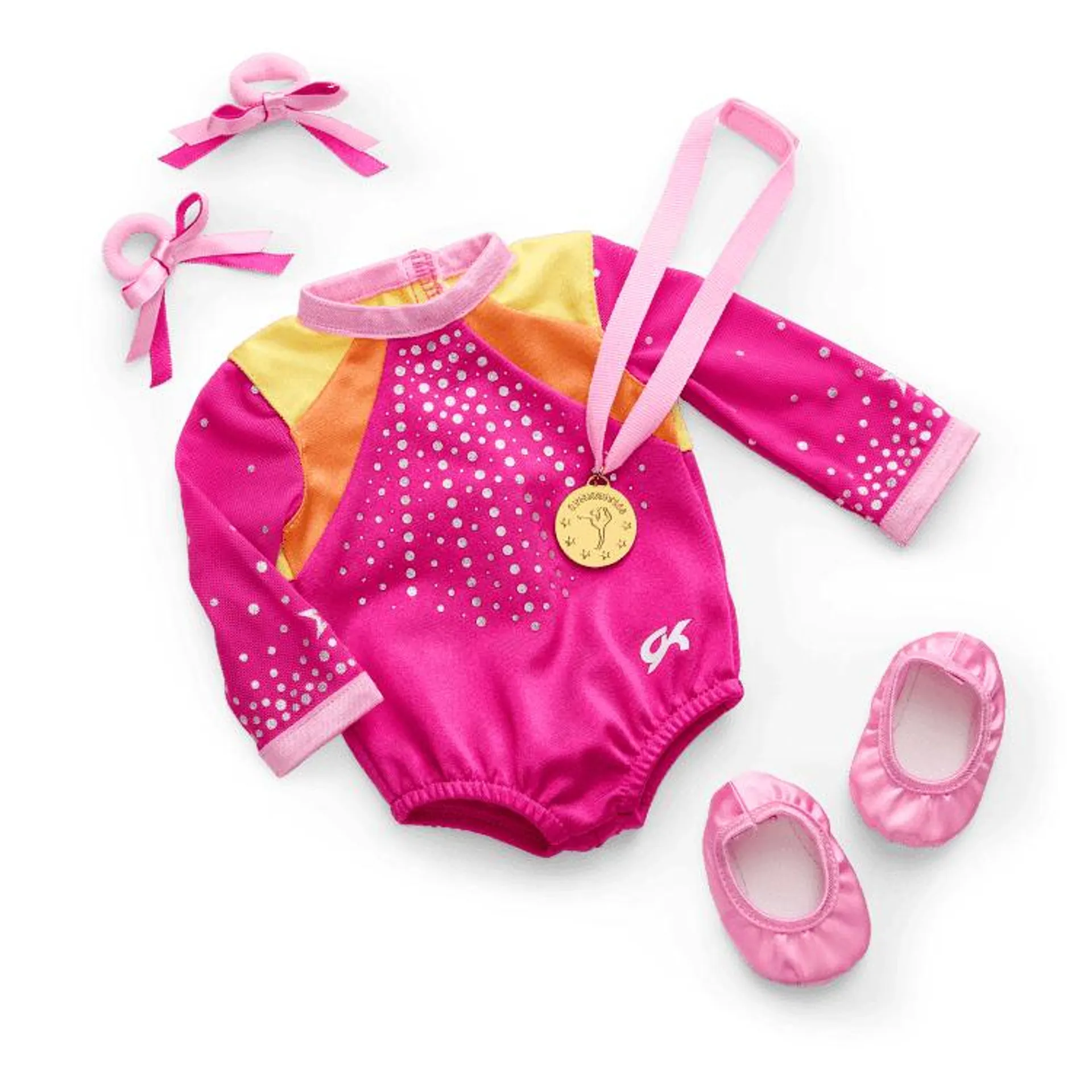 Lila's™ Gymnastics Competition Outfit for 18-inch Dolls (Girl of the Year™ 2024)