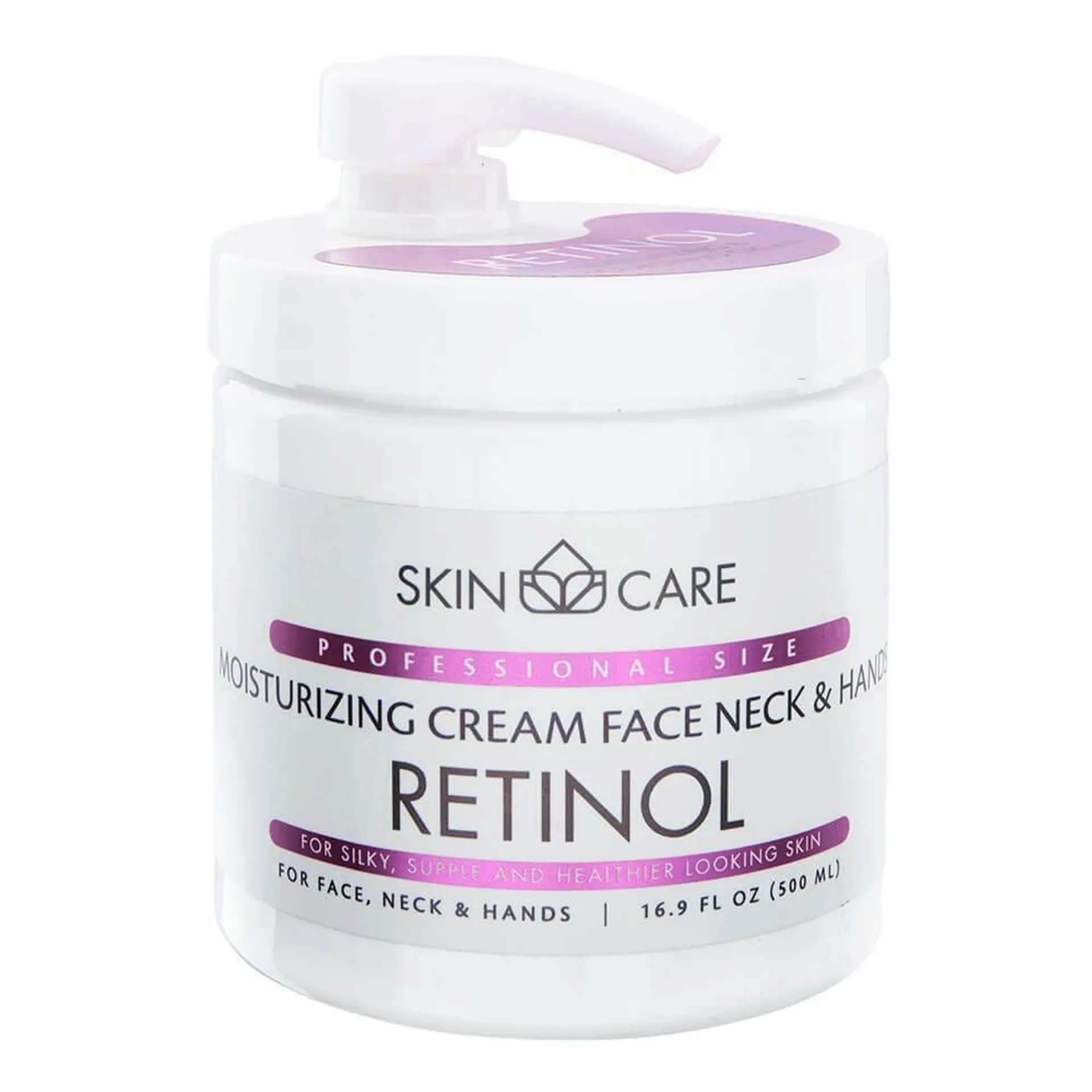 Skin Care Moisturizing Face, Neck, and Hand Retinol Cream, 16.9 oz