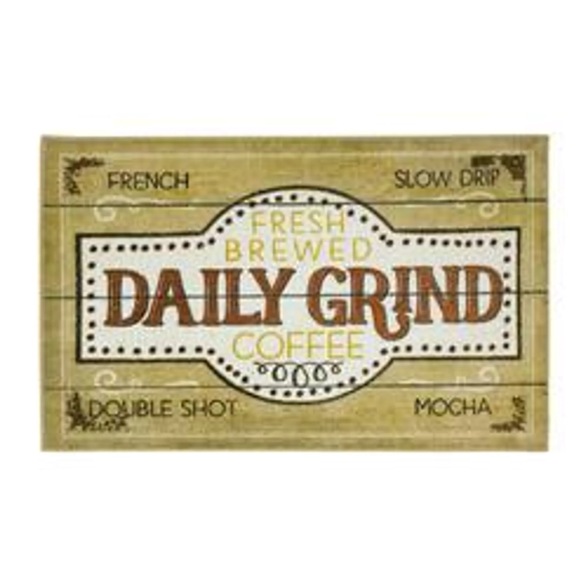 Mohawk Home® Daily Grind Brown 24" x 3'9" Kitchen Mat