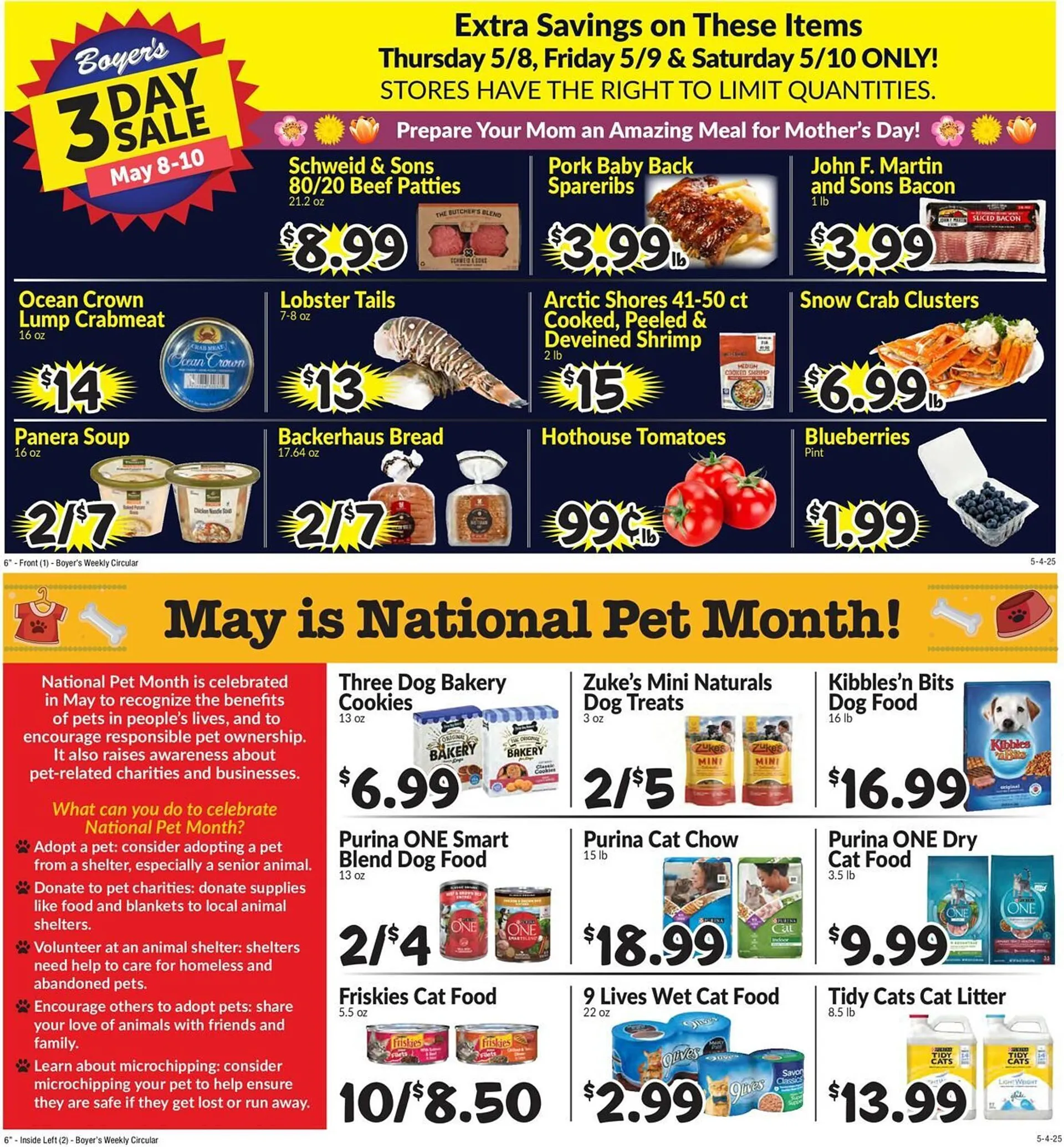 Boyers Food Markets Weekly Ad - 1
