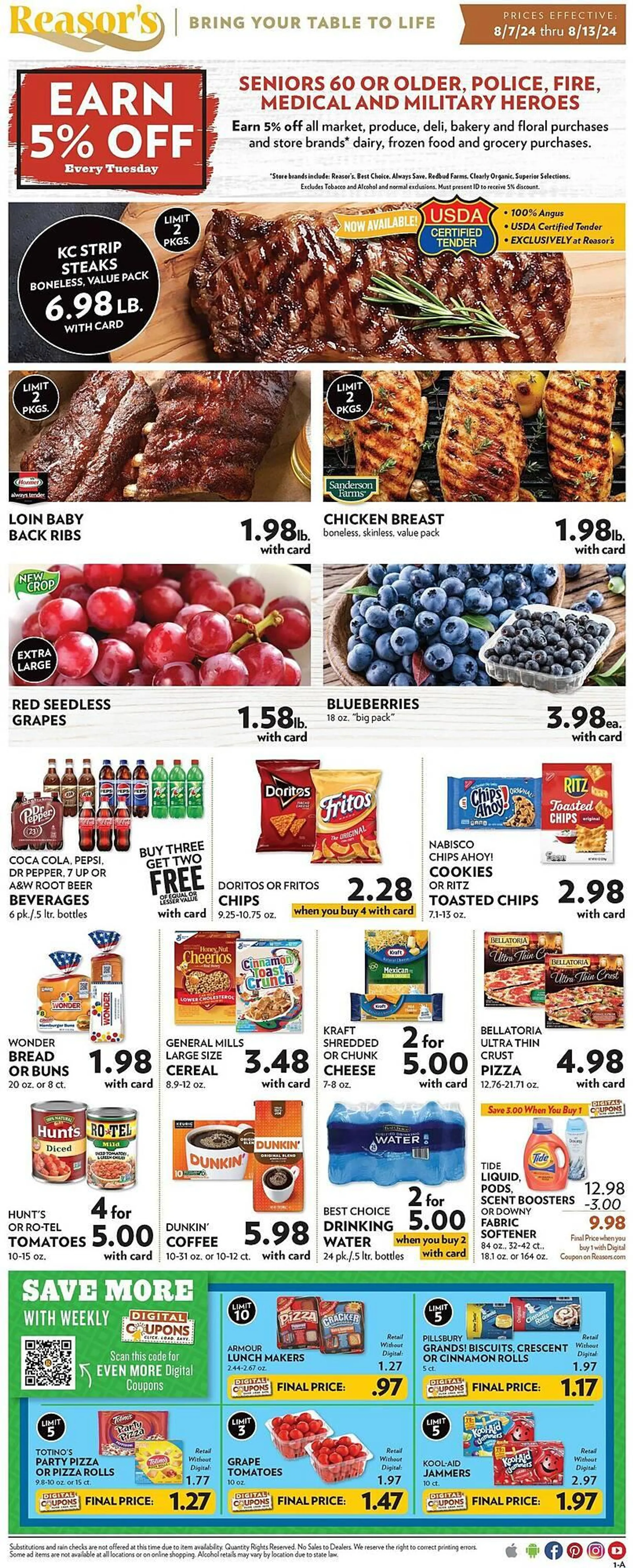 Reasors Weekly Ad - 1