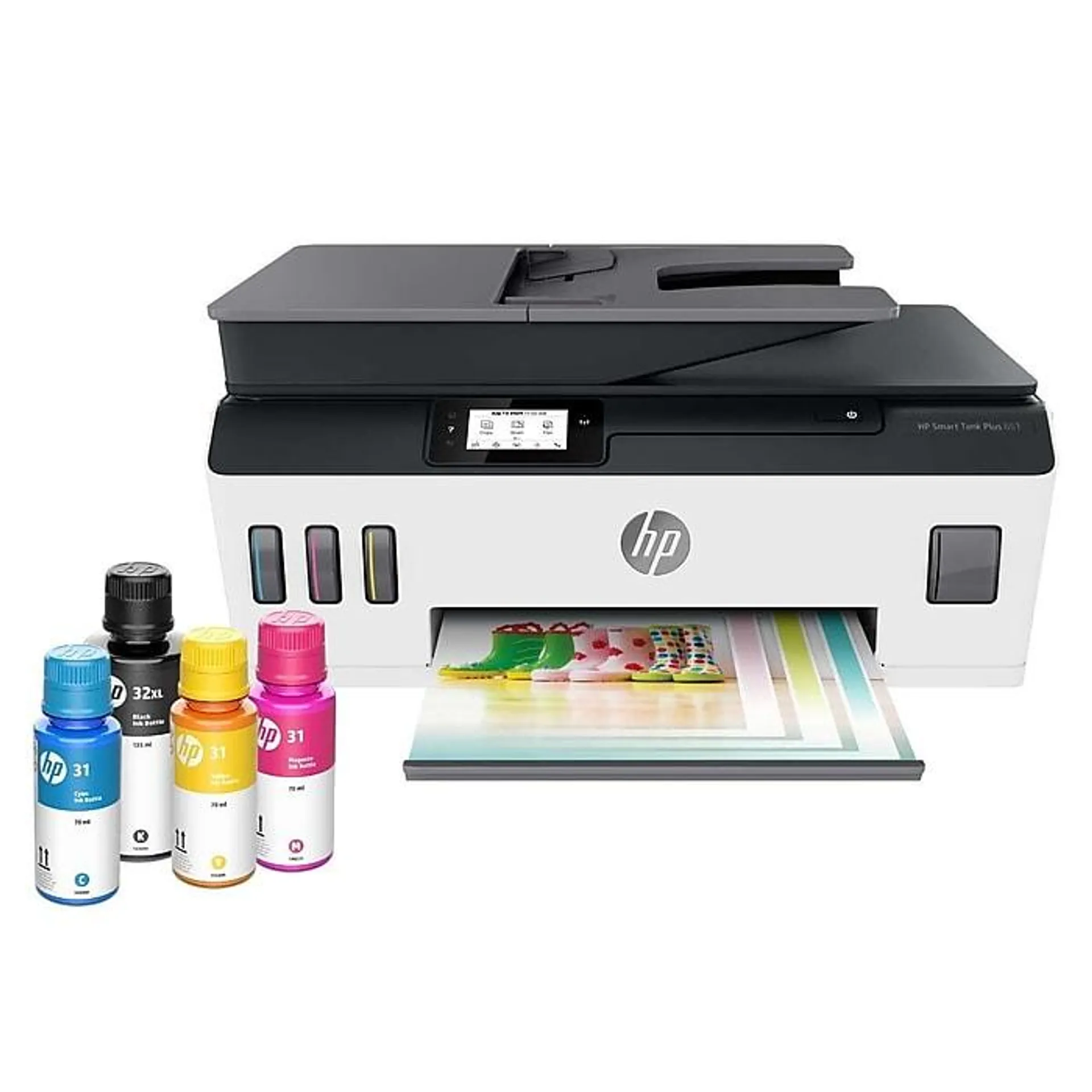 HP Smart Tank Plus 651 Wireless All-in-One Ink Tank Printer with up to 2 Years of Ink Included (7XV38A)