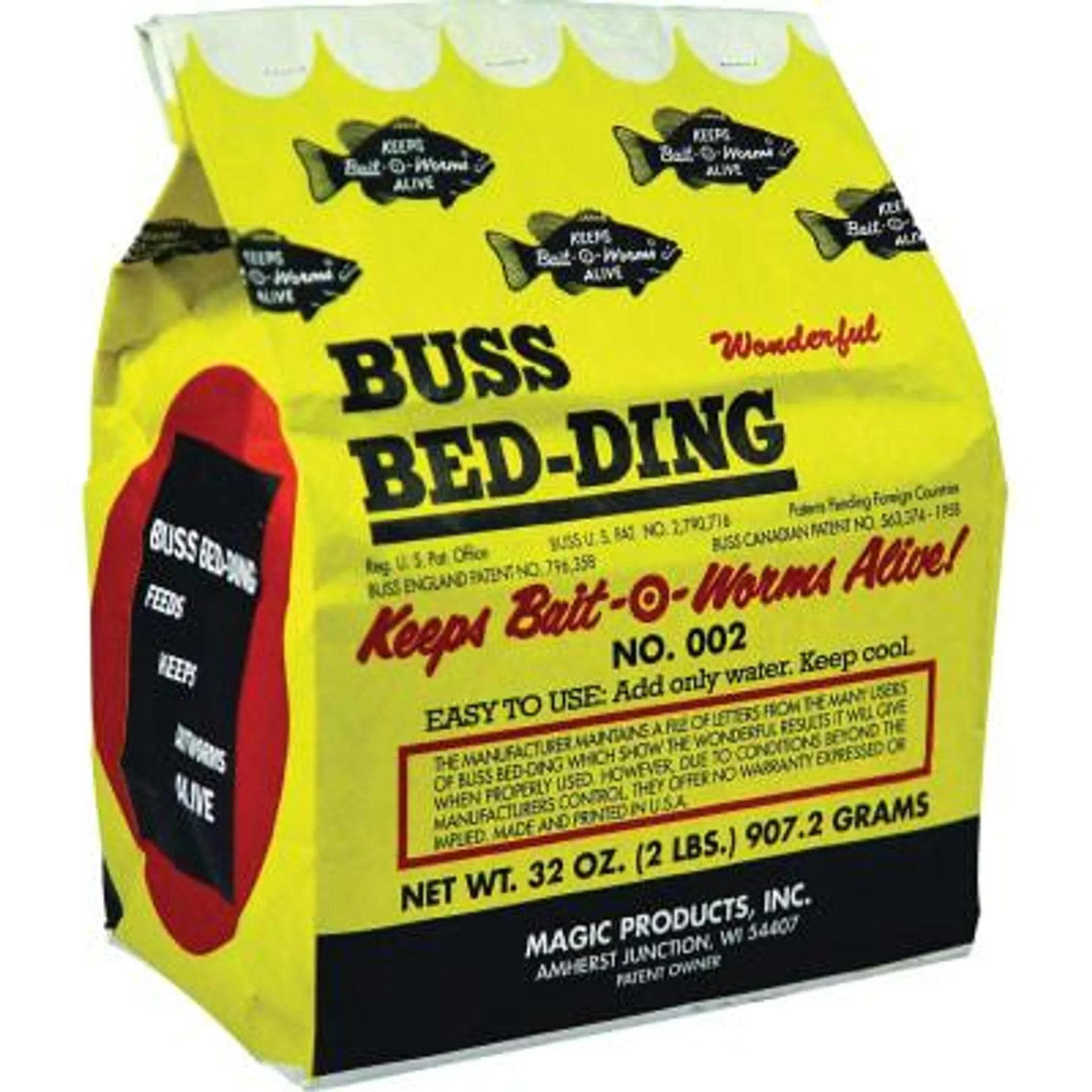 Magic 2 lb Buss Worm Bed-ding