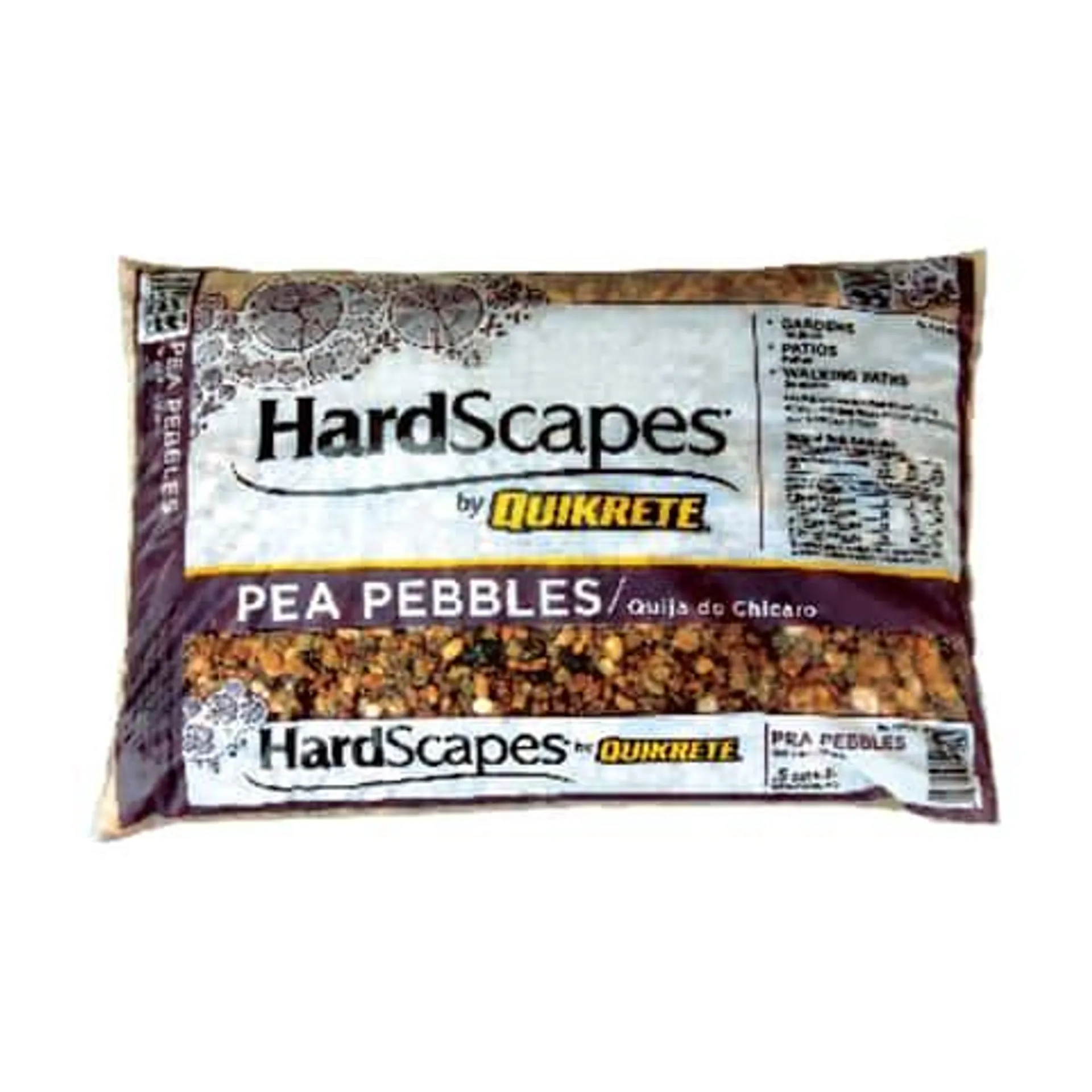 Quikrete HardScapes Assorted Decorative Pebble Pea Pebbles 0.5 cu ft 50 lb