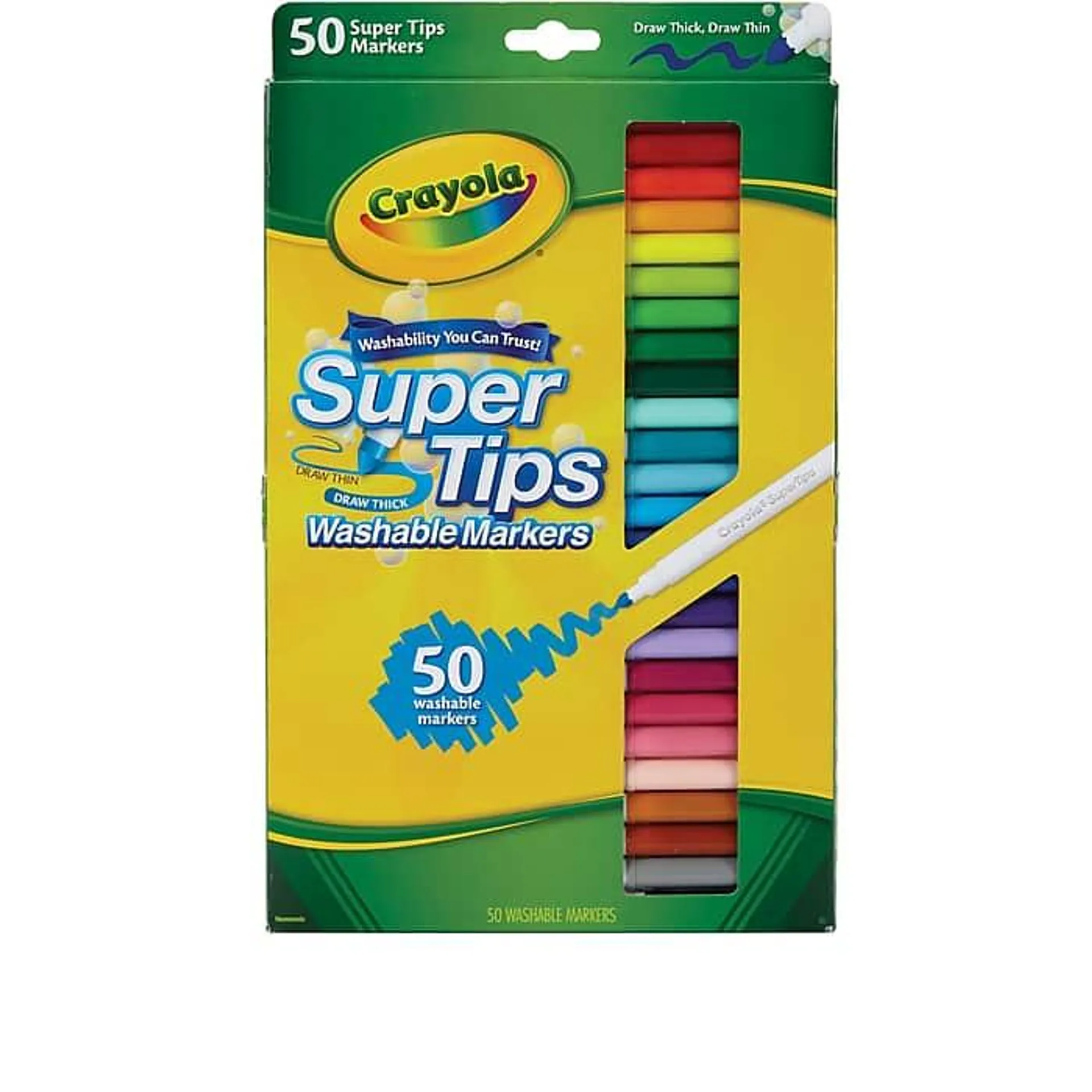 Crayola Washable Super Tips Markers,