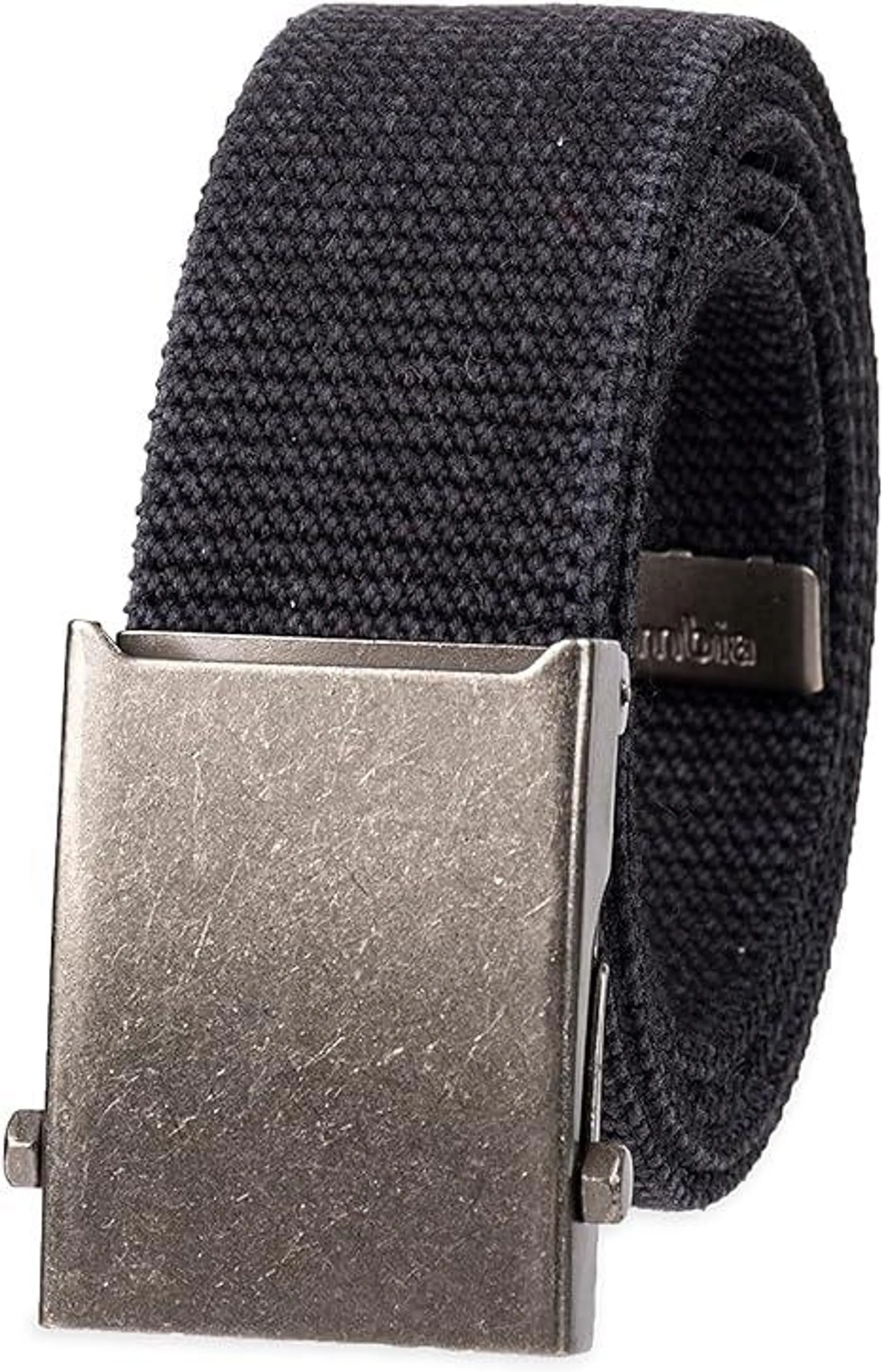 Columbia Unisex-Adult Military Web Belt-Adjustable One Size Cotton Strap and Metal Plaque Buckle