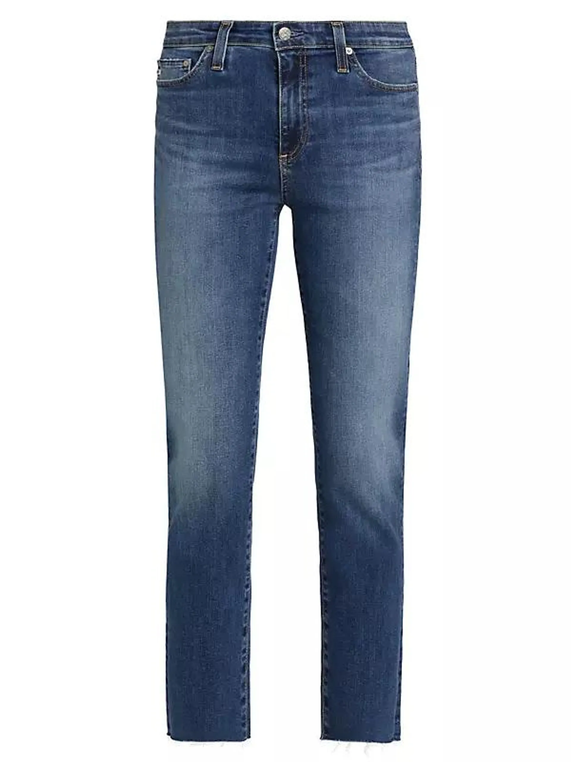 Mari Mid-Rise Skinny Crop Jeans