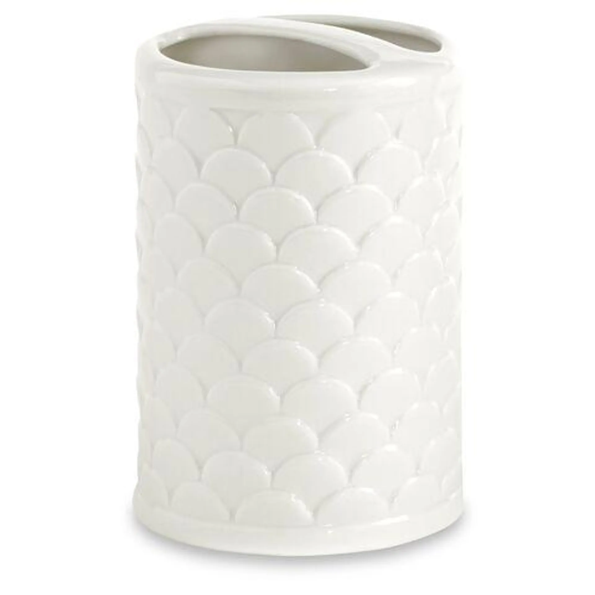 Scala Porcelain Toothbrush Holder, White