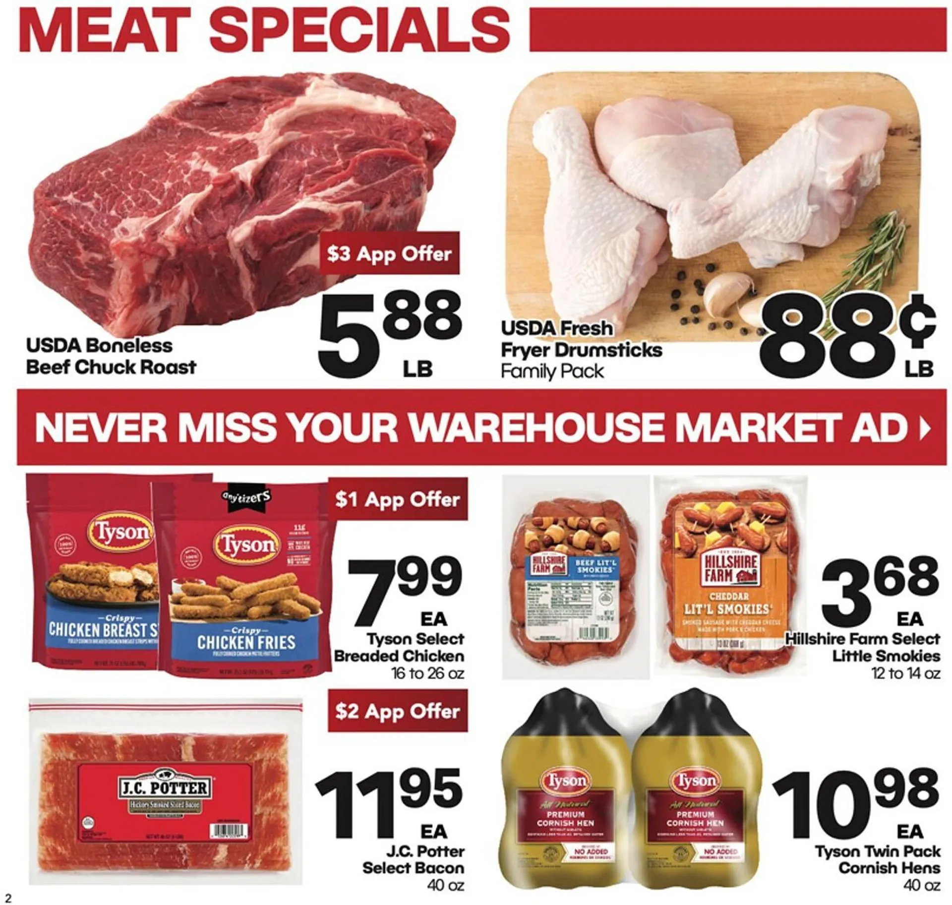 Weekly ad Warehouse Market Weekly Ad from December 11 to December 17 2024 - Page 2