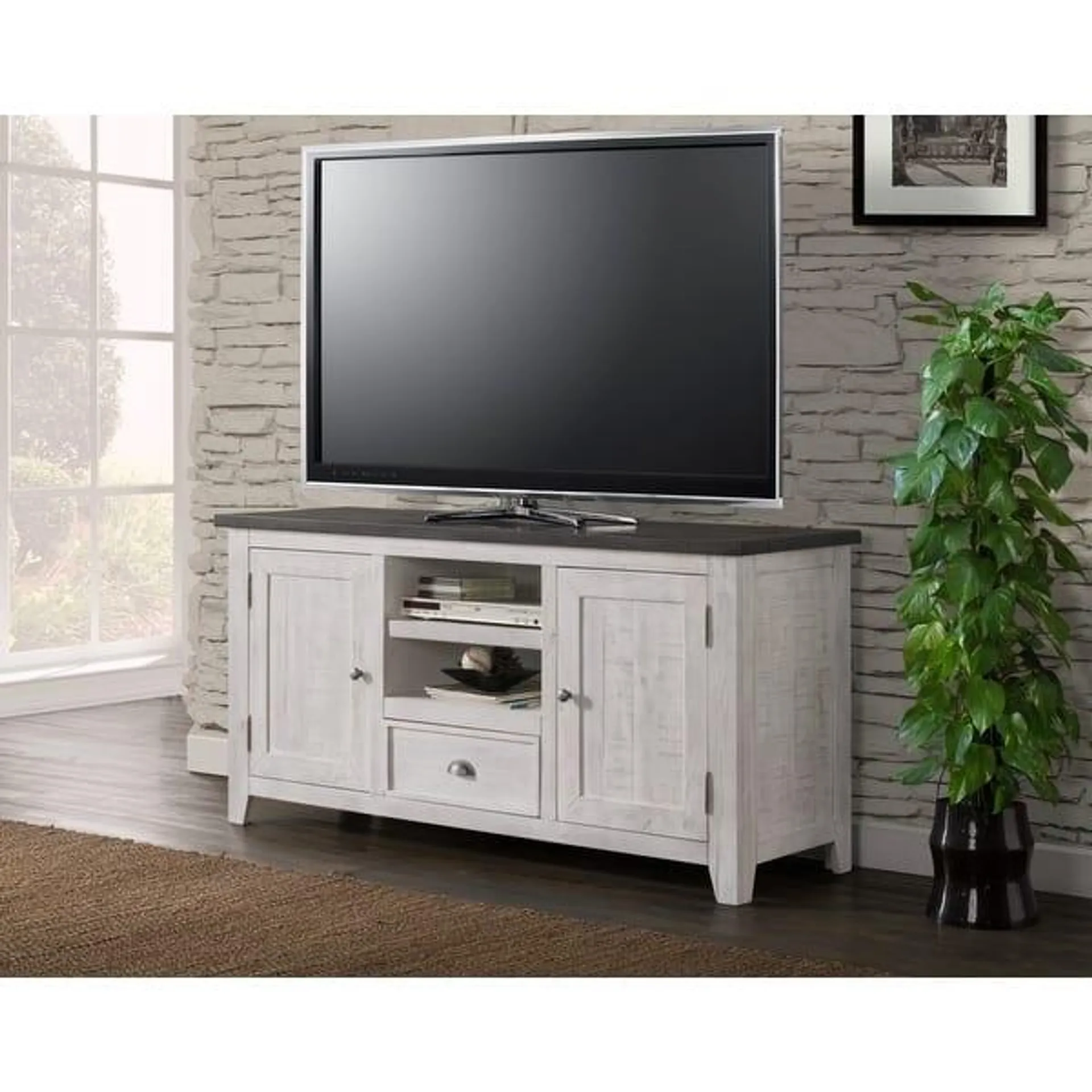 The Gray Barn Downington Solid Wood 60-inch TV Stand