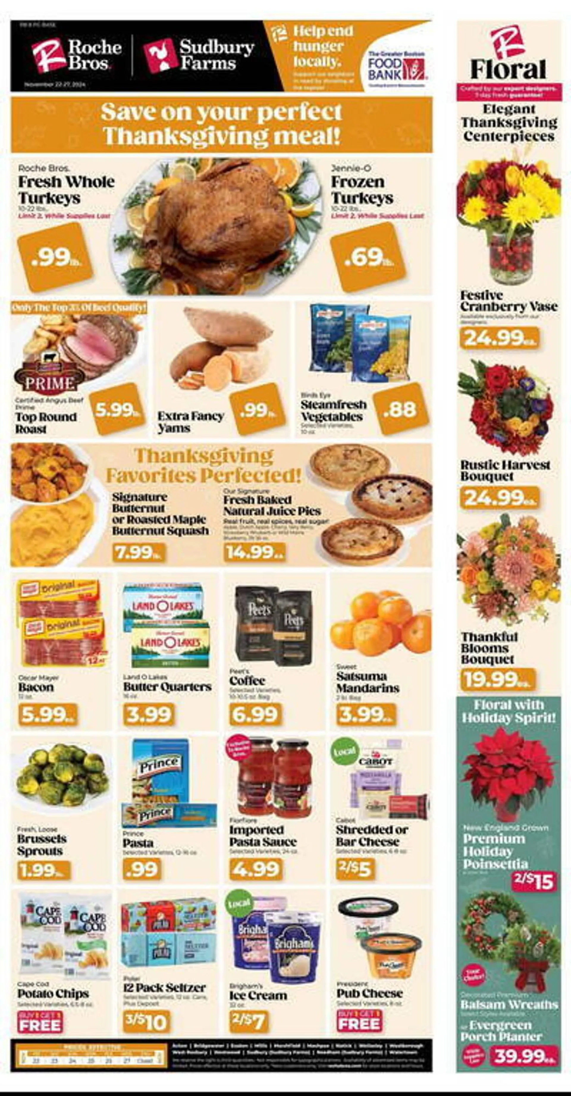 Roche Bros Weekly Ad - 1