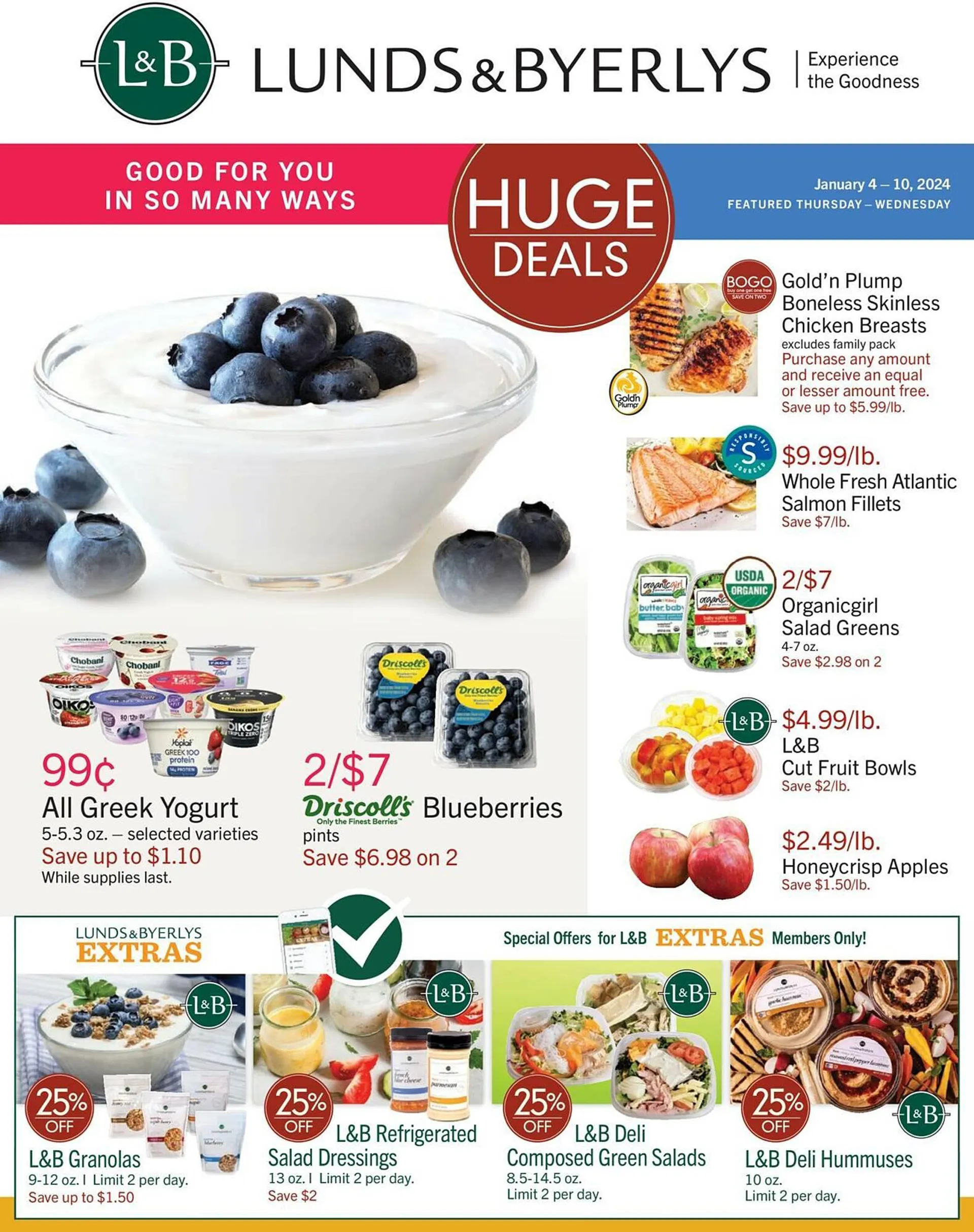 Weekly ad Lunds & Byerlys Weekly Ad from January 4 to January 10 2024 - Page 
