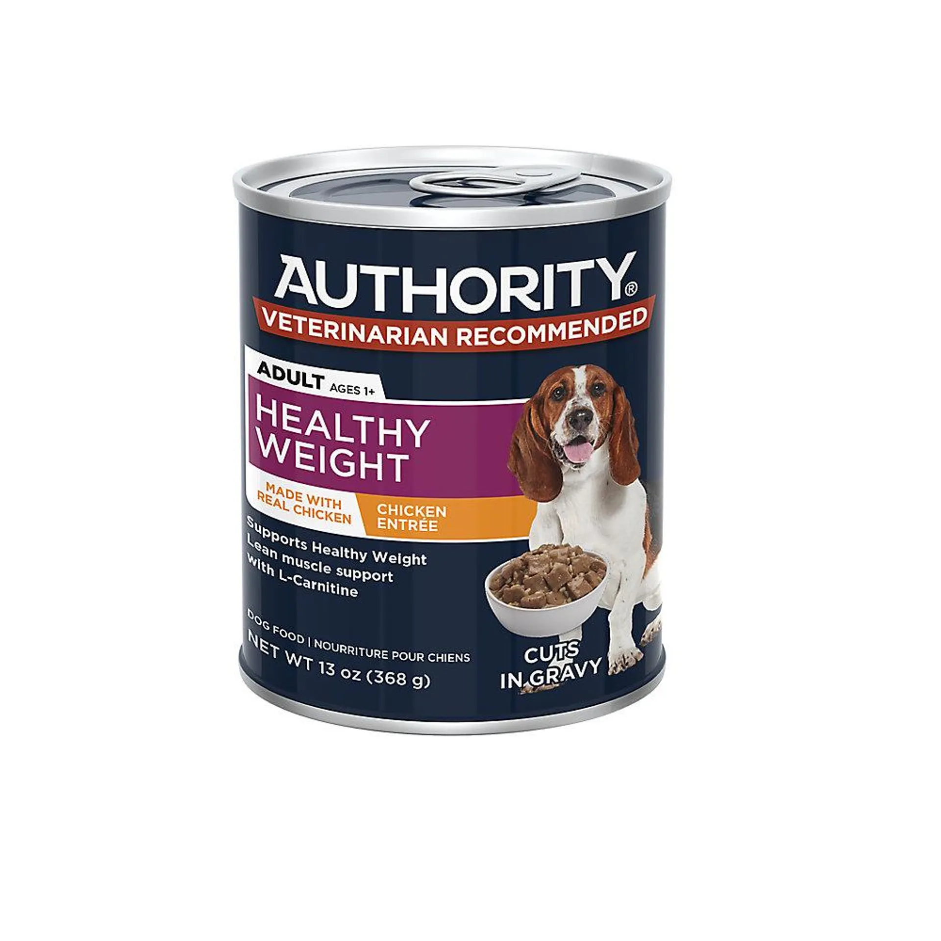 Authority Healthy Weight Chicken Entree Adult Dog Wet Food - 13 oz