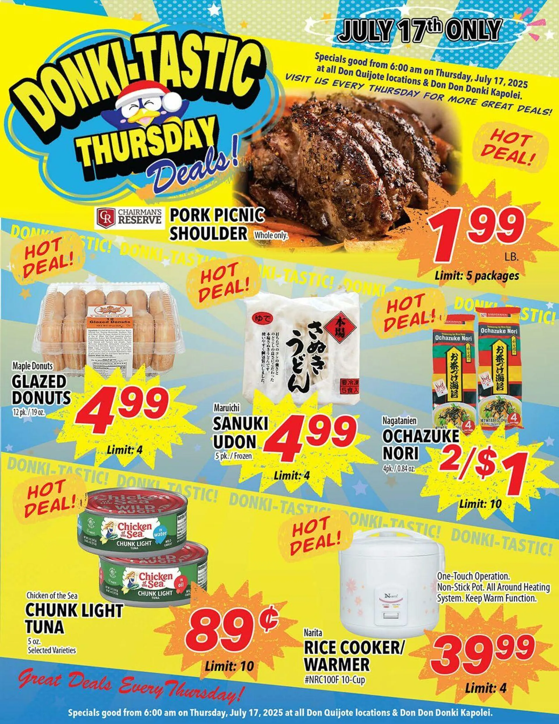Weekly ad Don Quijote Hawaii from July 17 to July 31 2025 - Page 1