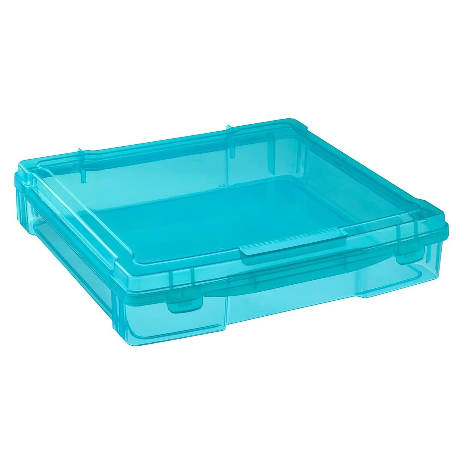 12" x 12" Turquoise Storage Case by Simply Tidy®