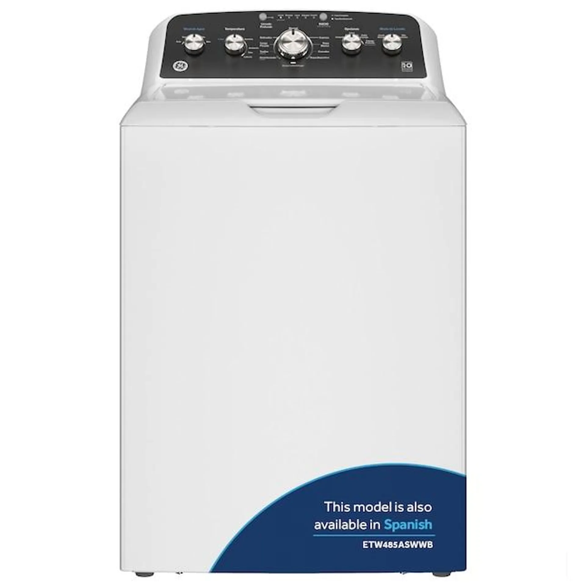 GE 4.5-cu ft High Efficiency Agitator Top-Load Washer (White)