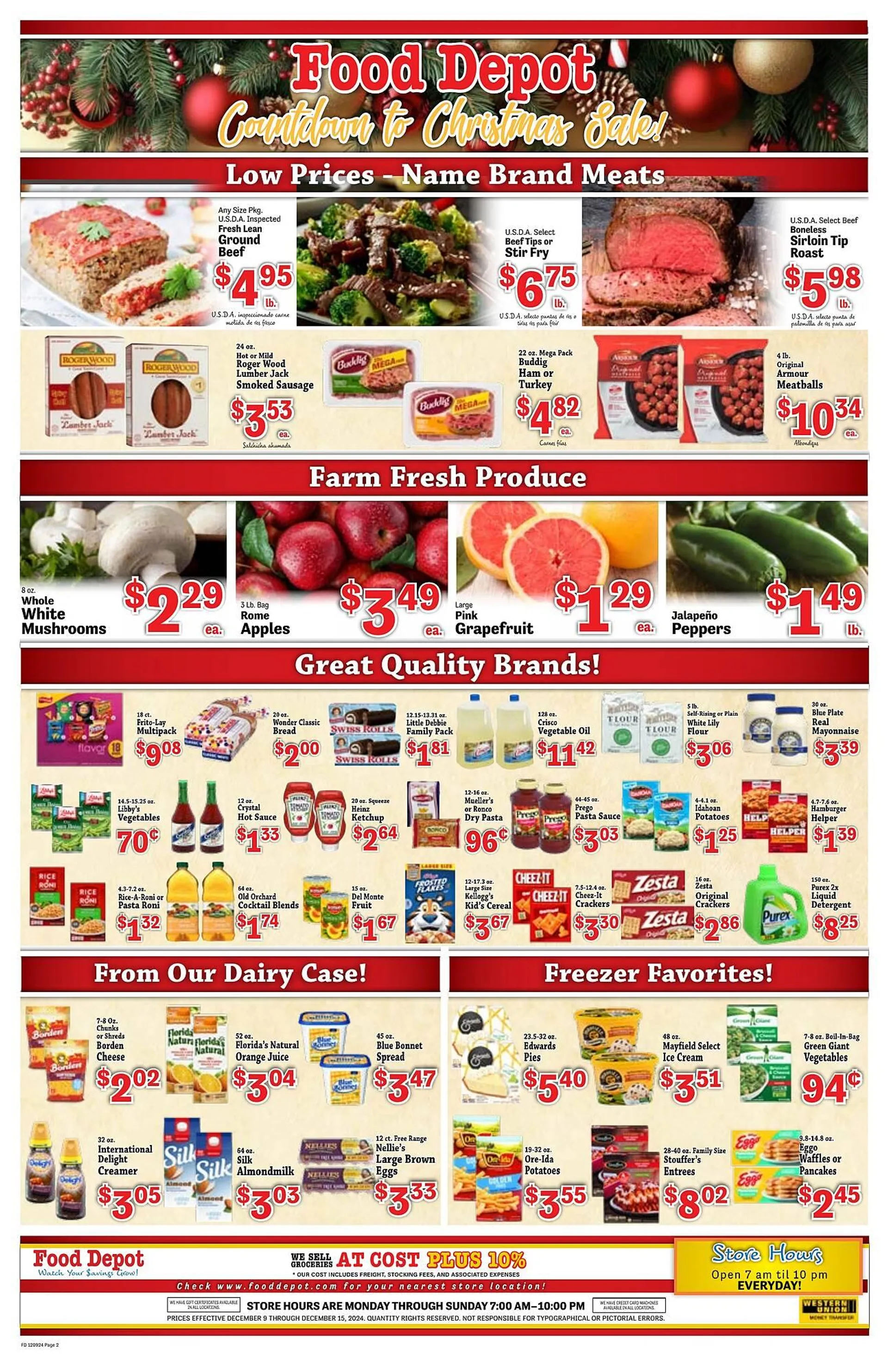 Weekly ad Food Depot Weekly Ad from December 9 to December 15 2024 - Page 2