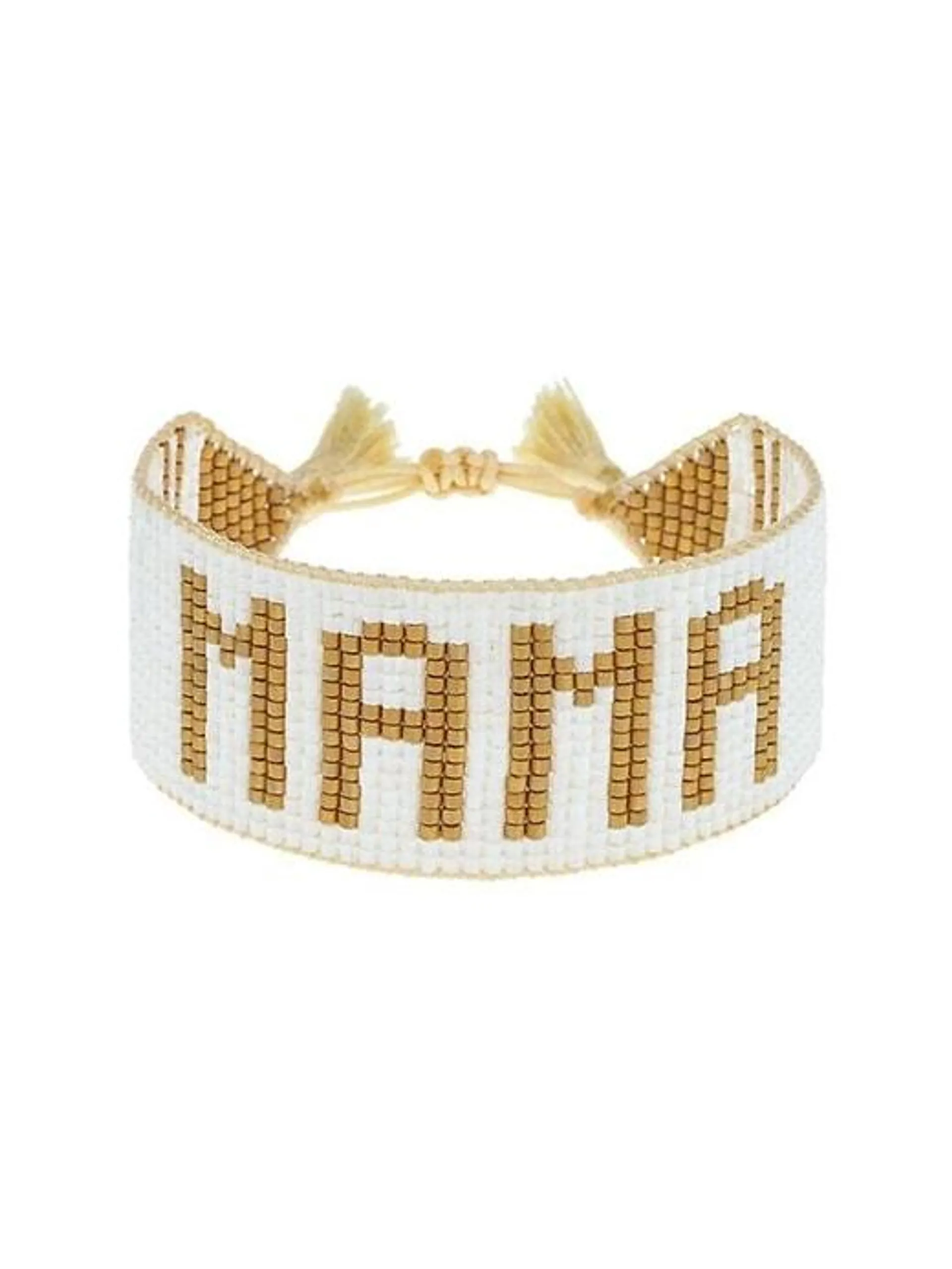 HART White and Gold MAMA Bracelet