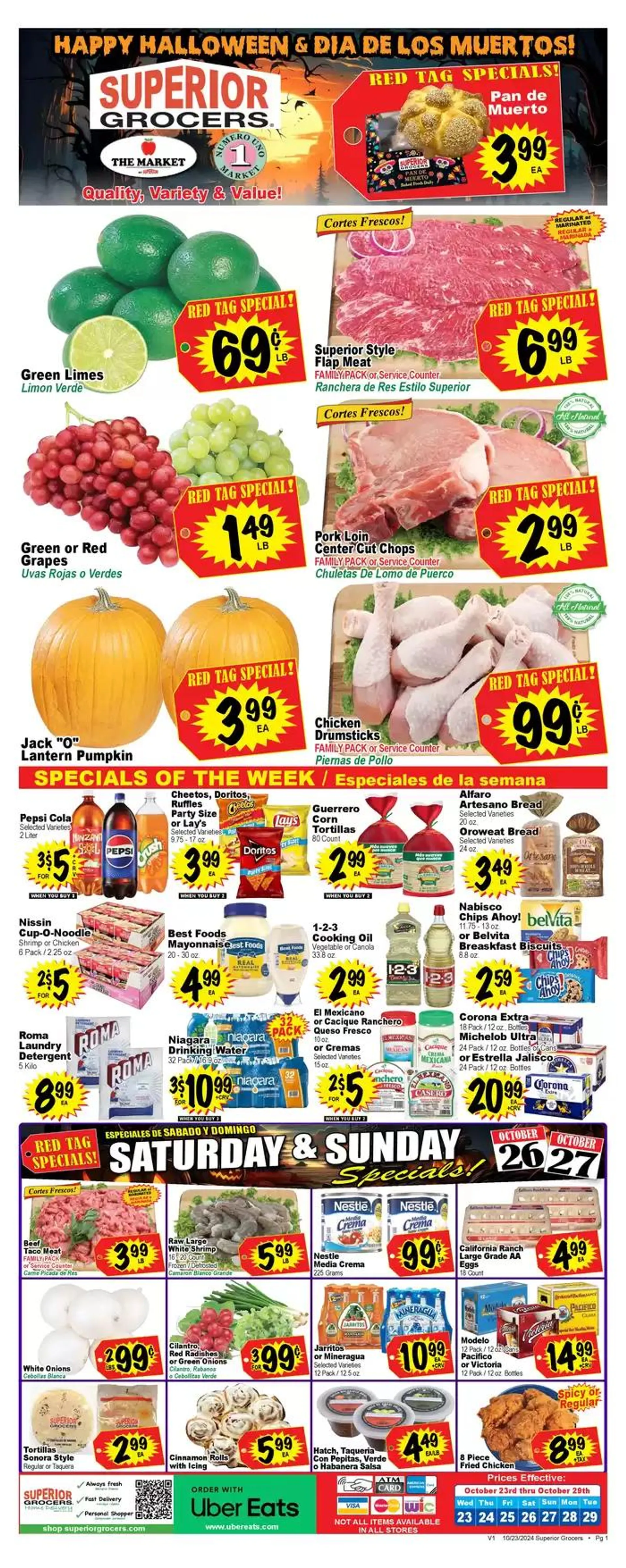 Weekly specials Superior Grocers - 1