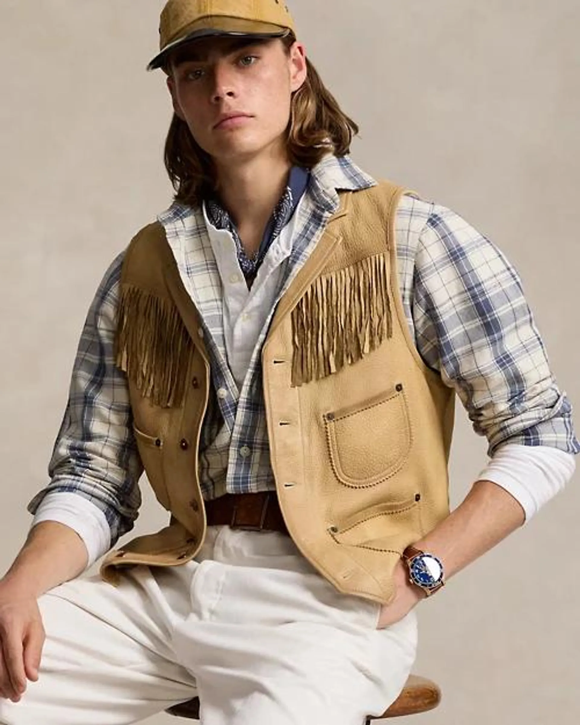 Deerskin Leather Vest