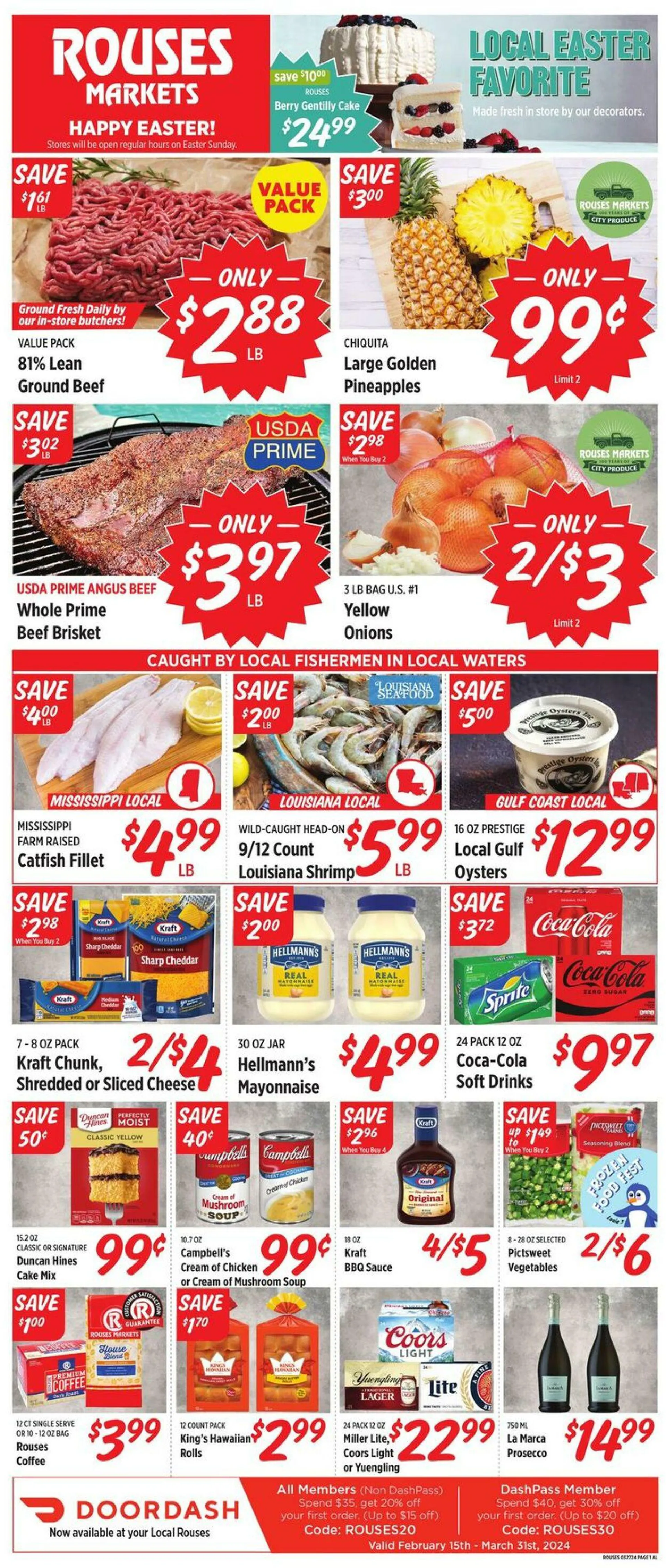 Weekly ad Rouses Current weekly ad from March 27 to April 3 2024 - Page 1