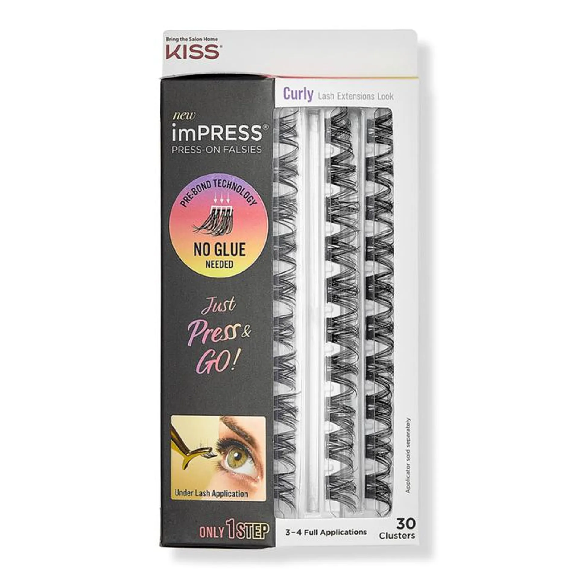 imPRESS Press-On Falsies Eyelash Curly Clusters Refill Pack