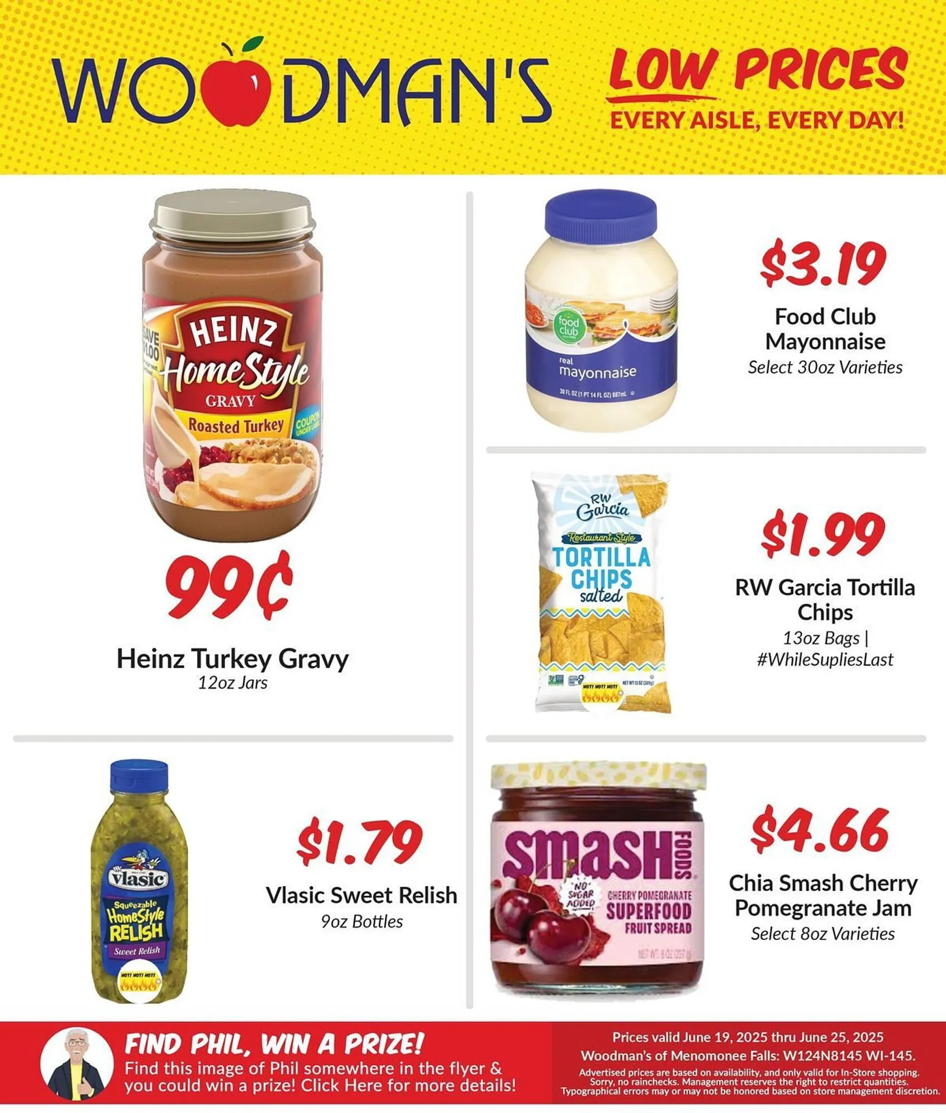 Weekly ad Woodman's Weekly Ad from June 19 to June 25 2025 - Page 1