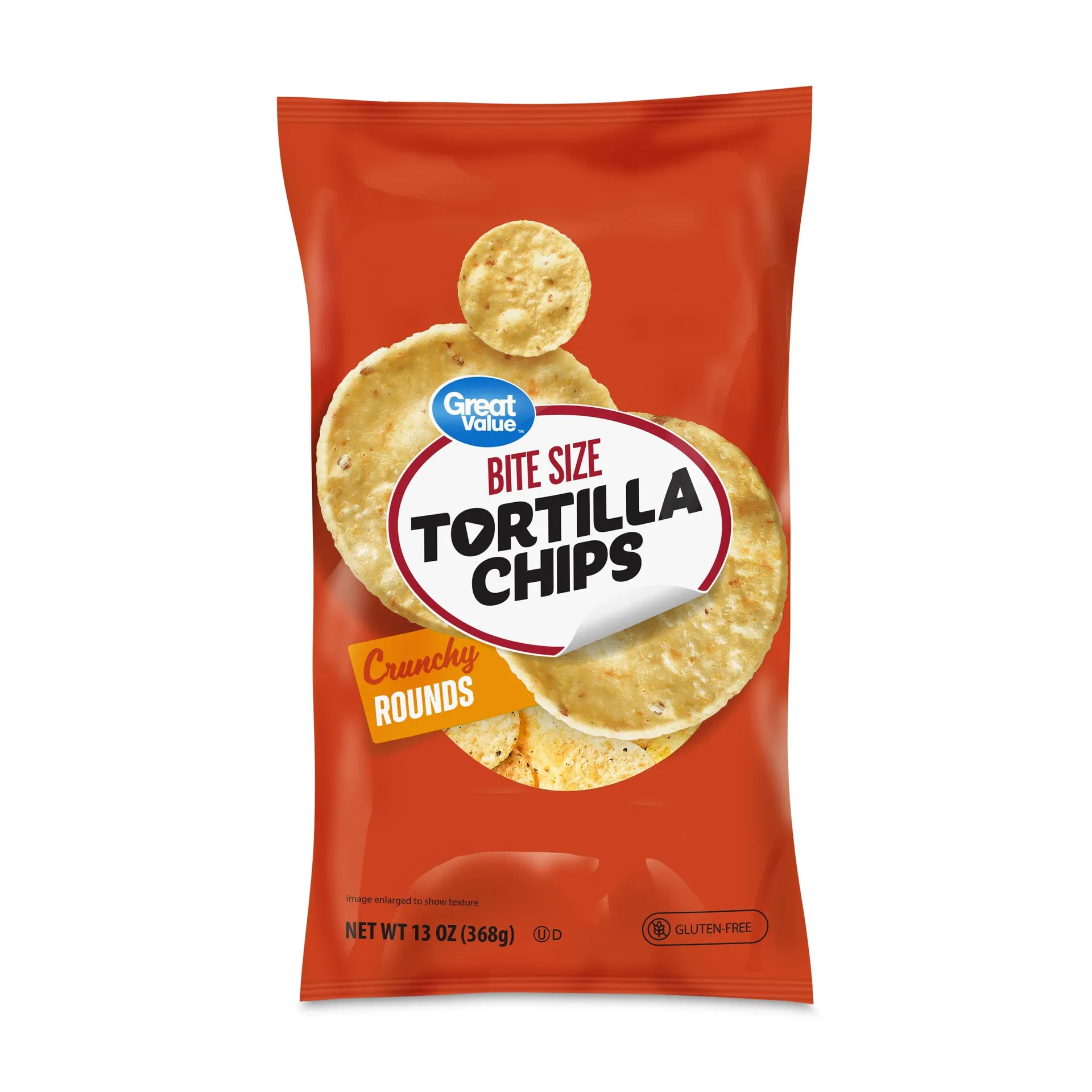 Great Value Bite Size Tortilla Chips, 13 oz