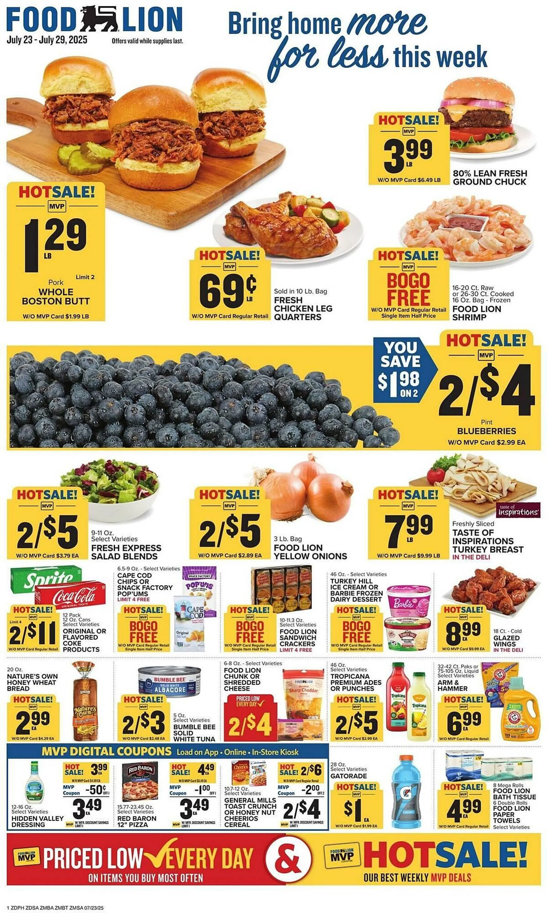 Weekly ad Food Lion Weekly Ad from July 23 to July 29 2025 - Page 1