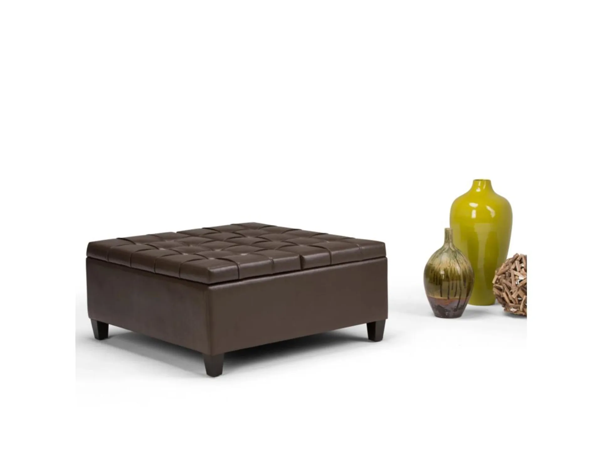 Harrison Square Coffee Table Ottoman with Storage