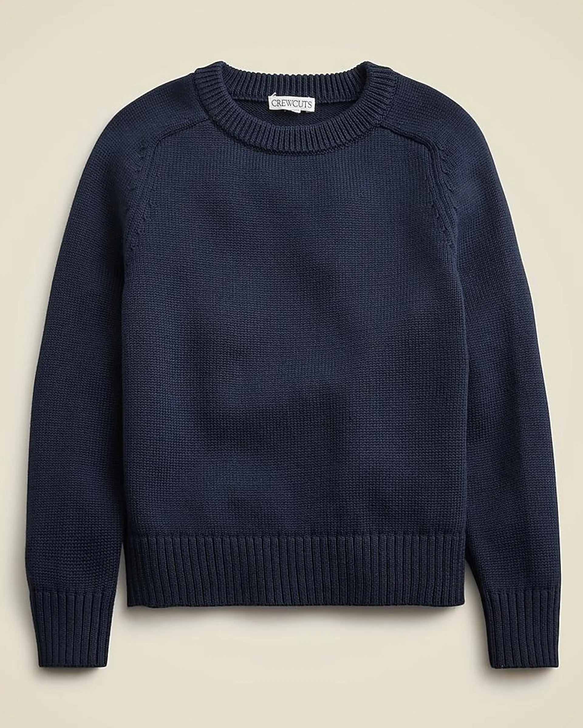 Kids' heritage cotton crewneck sweater