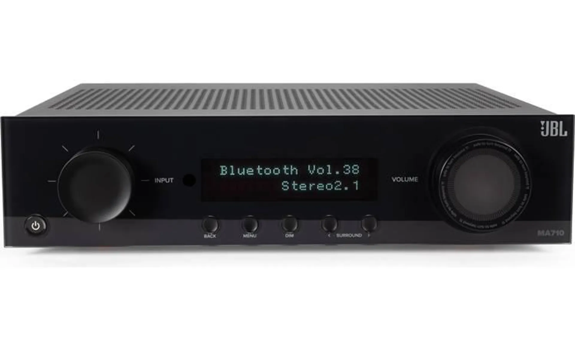 JBL MA710 7.2-channel home theater receiver with Wi-Fi®, Bluetooth®, Apple AirPlay® 2, Google Cast and Dolby Atmos® (Black)