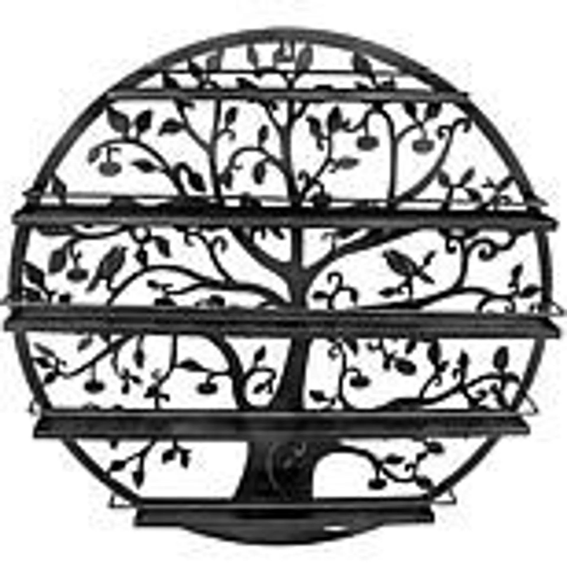 Sorbus Wall Mounted 5-Tier Nail Polish Rack Holder