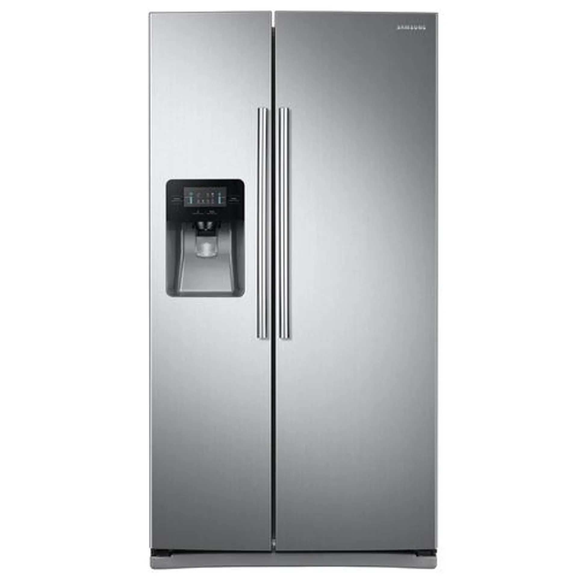 24.5 CuFt Side-By-Side Refrigerator in Stainless Steel with External Dispenser