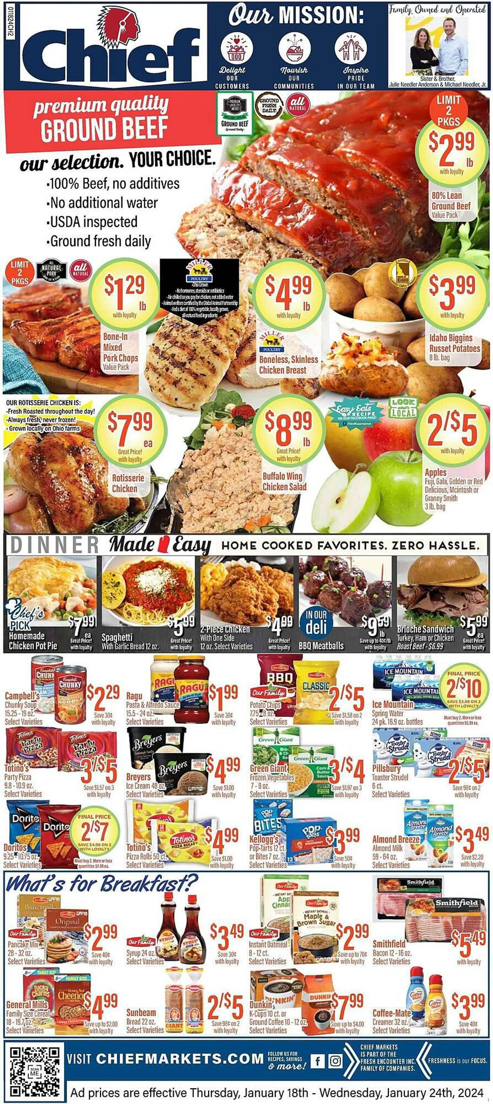 Weekly ad Chief Supermarket Weekly Ad from January 19 to January 24 2024 - Page 