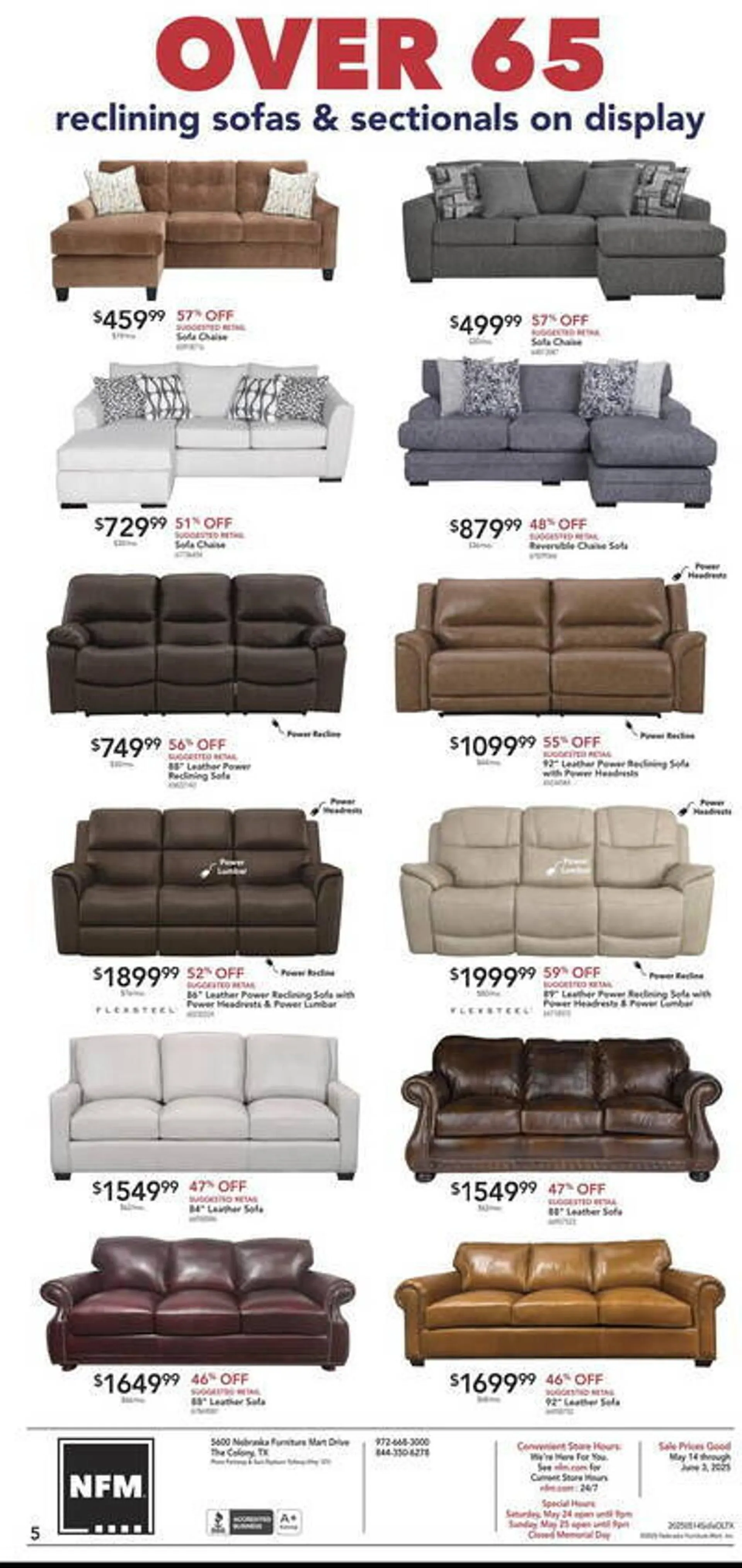 Weekly ad Nebraska Furniture Mart Weekly Ad from May 14 to June 3 2025 - Page 5