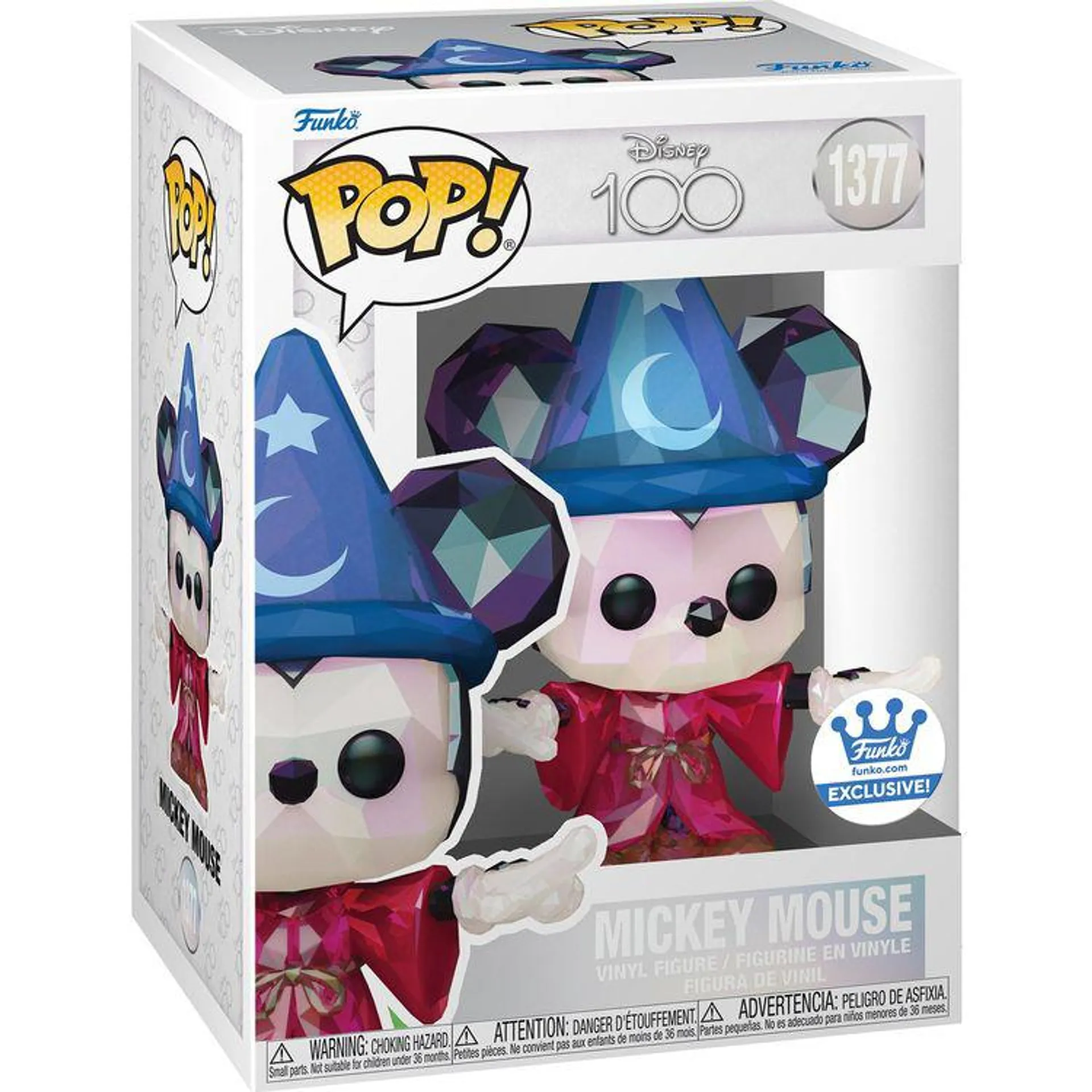 Pop! Sorcerer's Apprentice D100 Mickey Mouse (Facet) Figure
