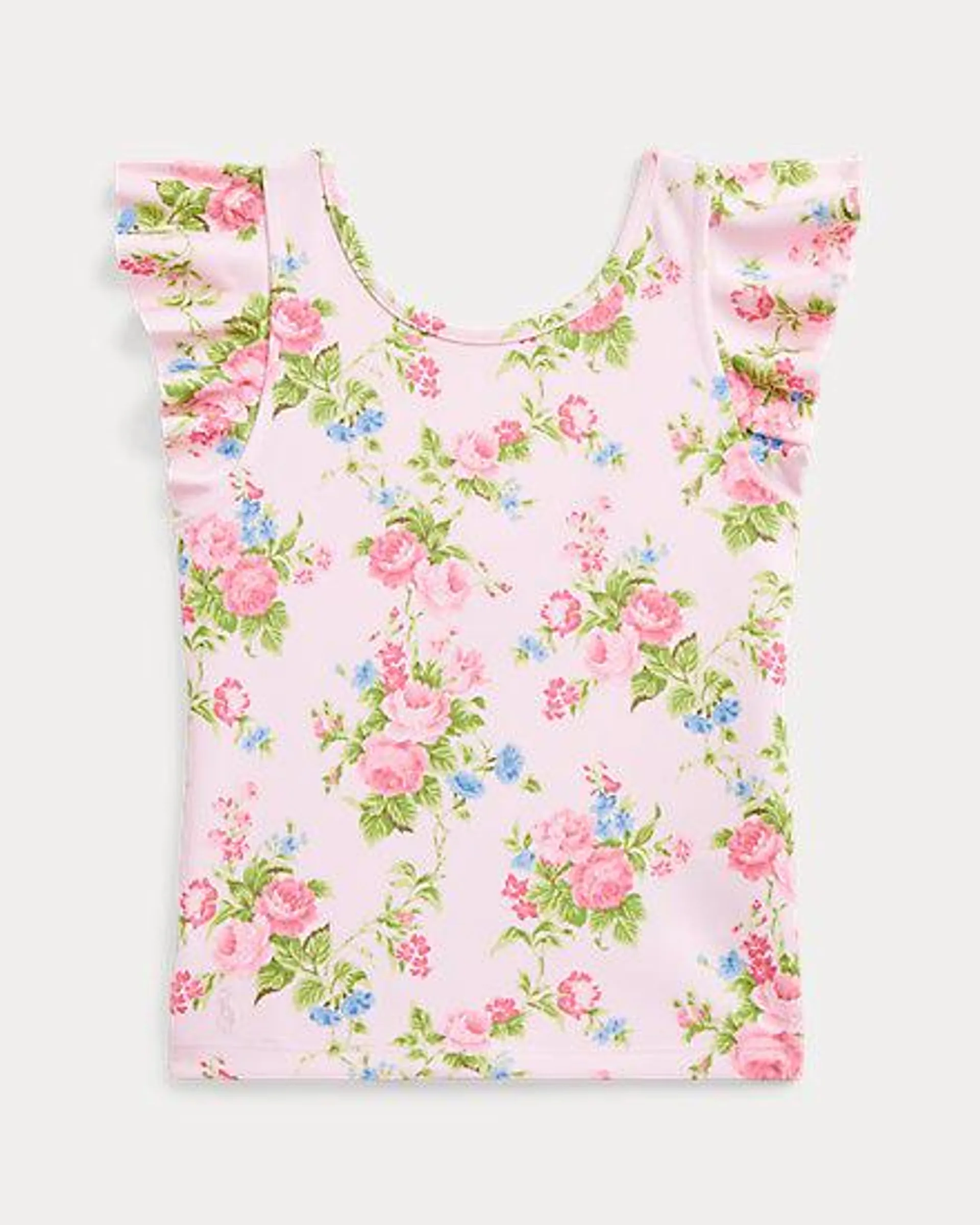 Floral Performance Jersey Top