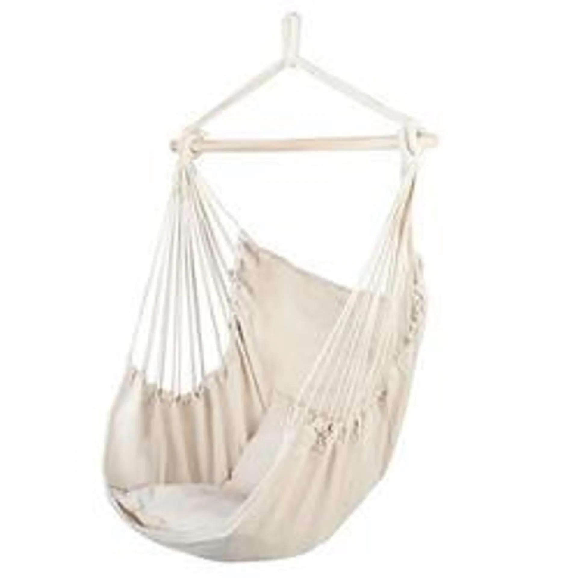 Beige Hammock Swing Chair