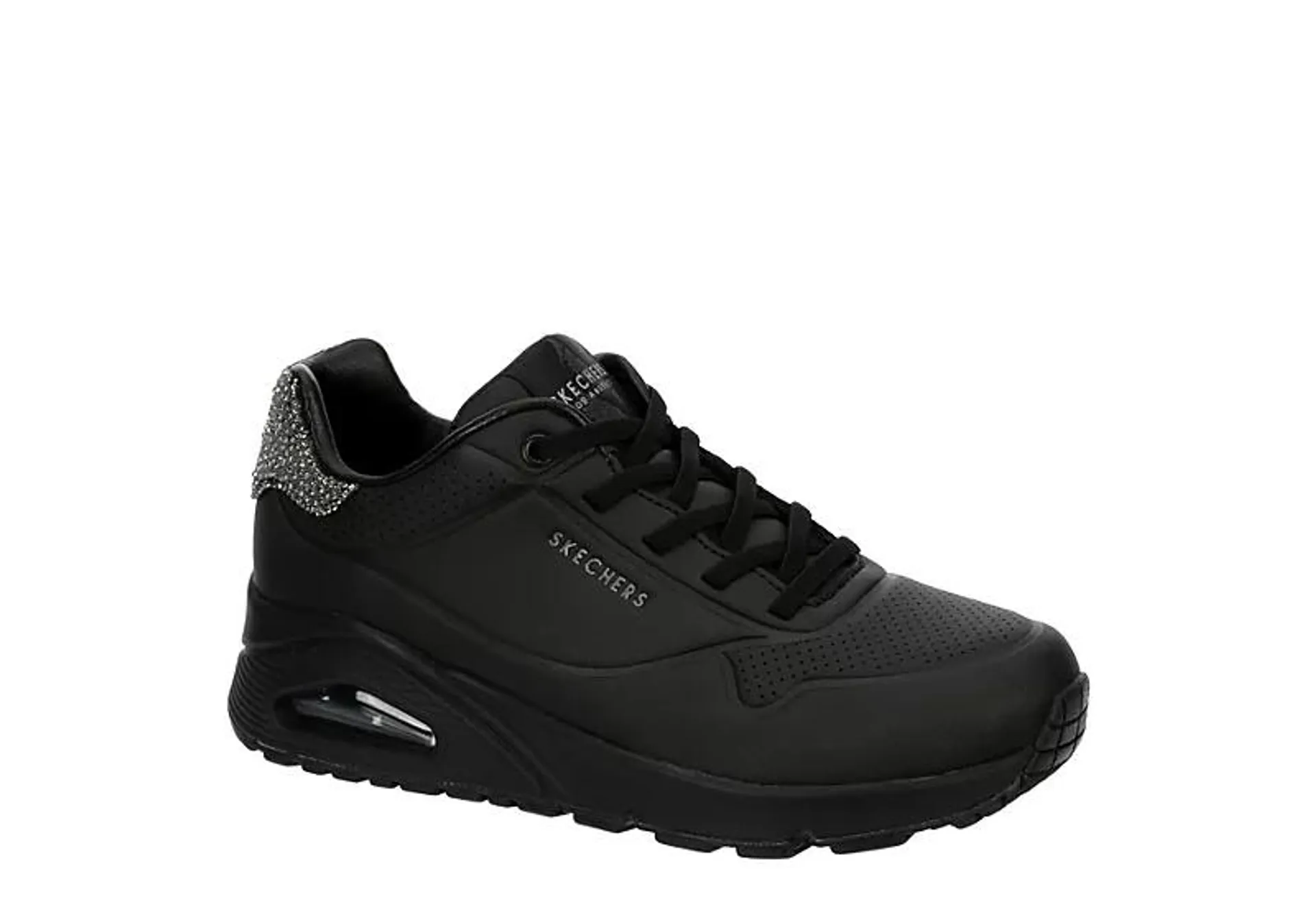 Skechers Womens Uno Sneaker - Black