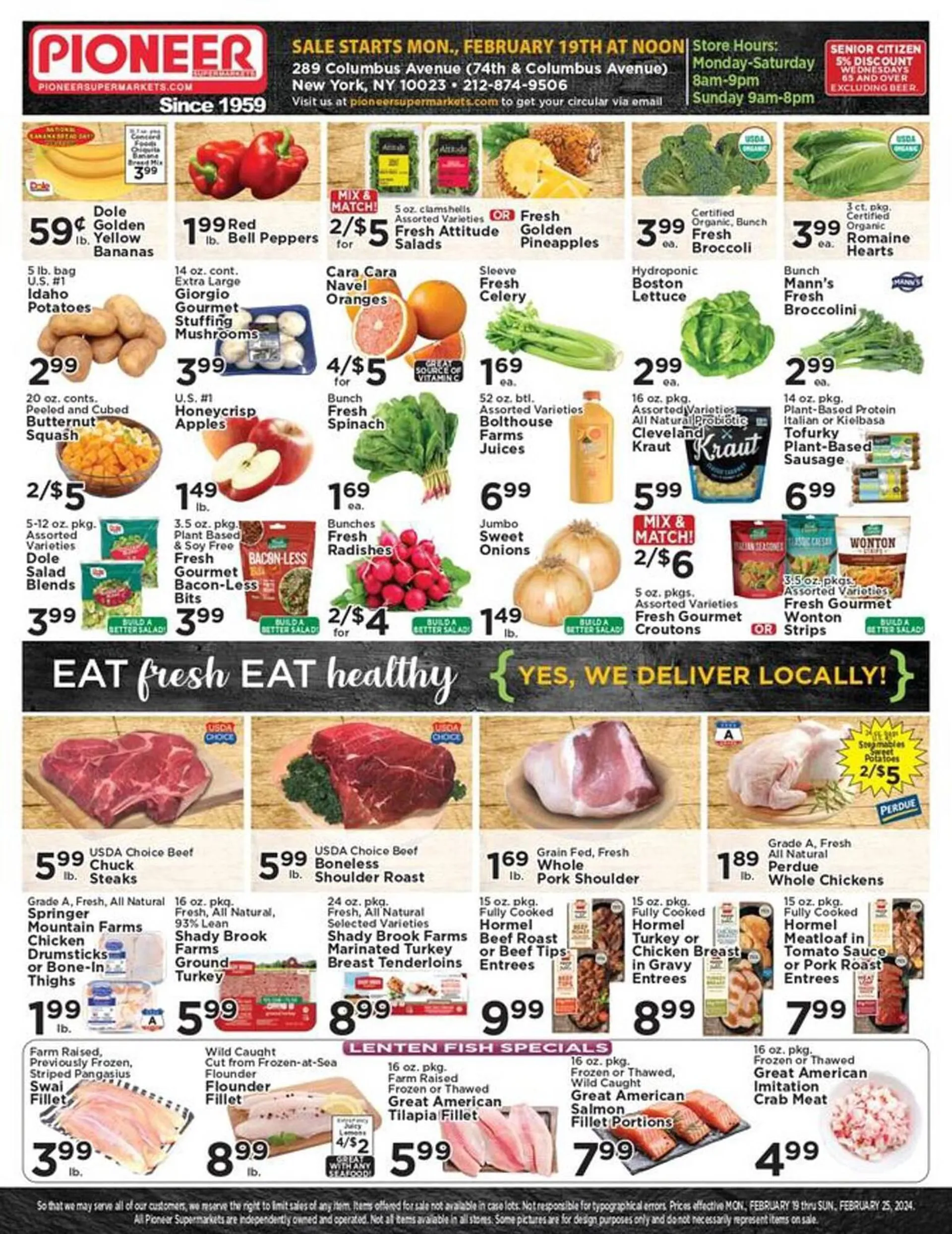 Weekly ad Pioneer Supermarkets Weekly Ad from February 19 to February 25 2024 - Page 