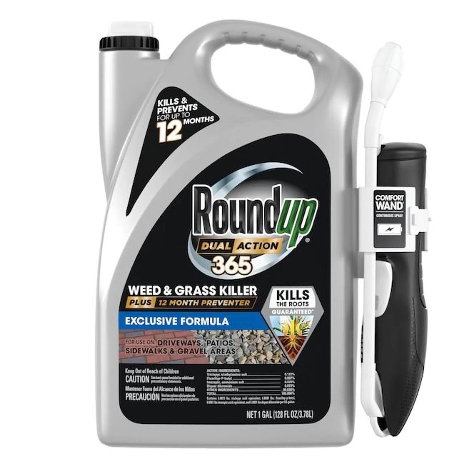 Roundup Dual Action 365 Plus 12 Month Preventer 1-Gallon Ready to Use Weed and Grass Killer