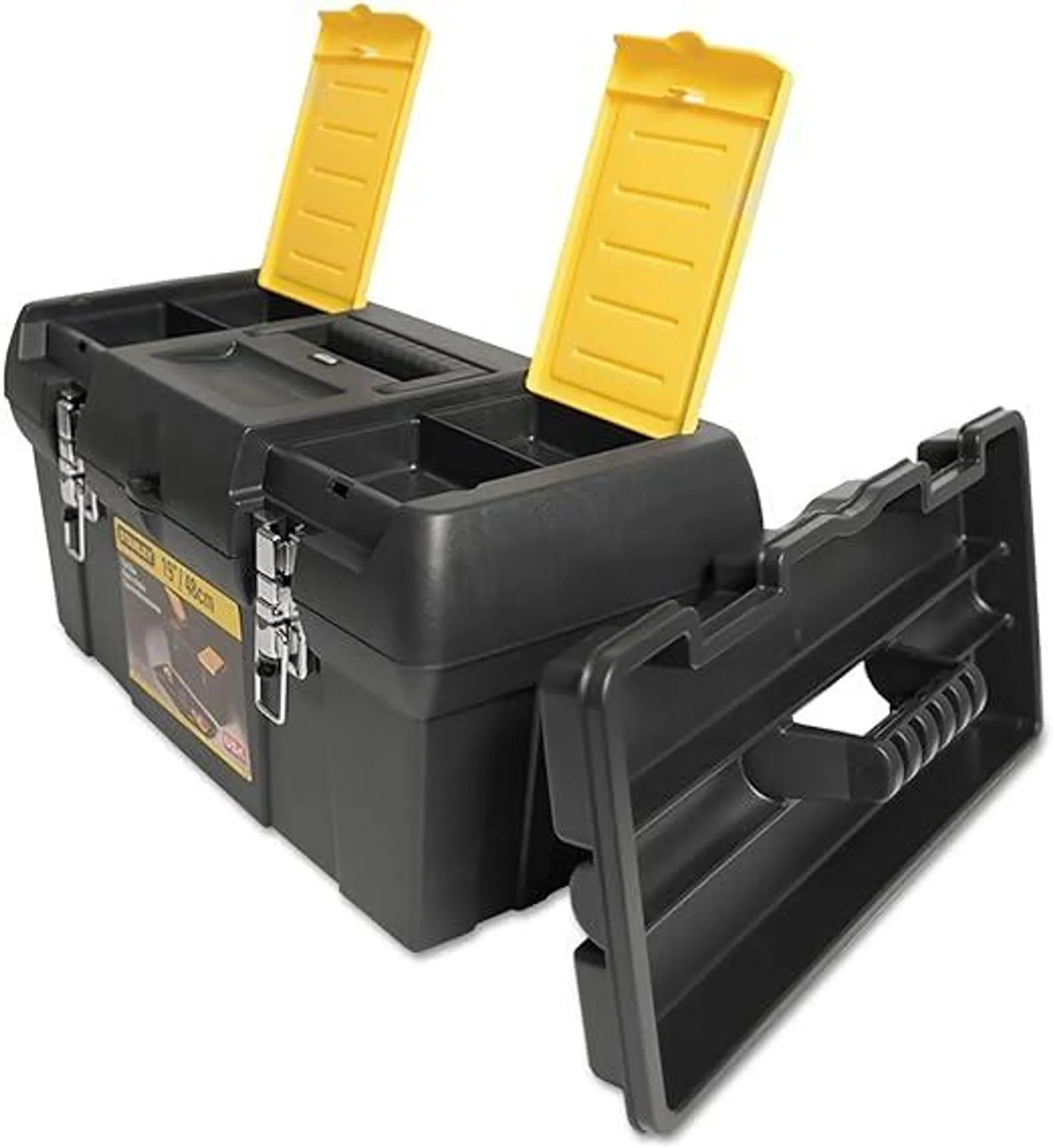 Stanley 019151M Series 2000 Toolbox W/Tray, Two Lid Compartments
