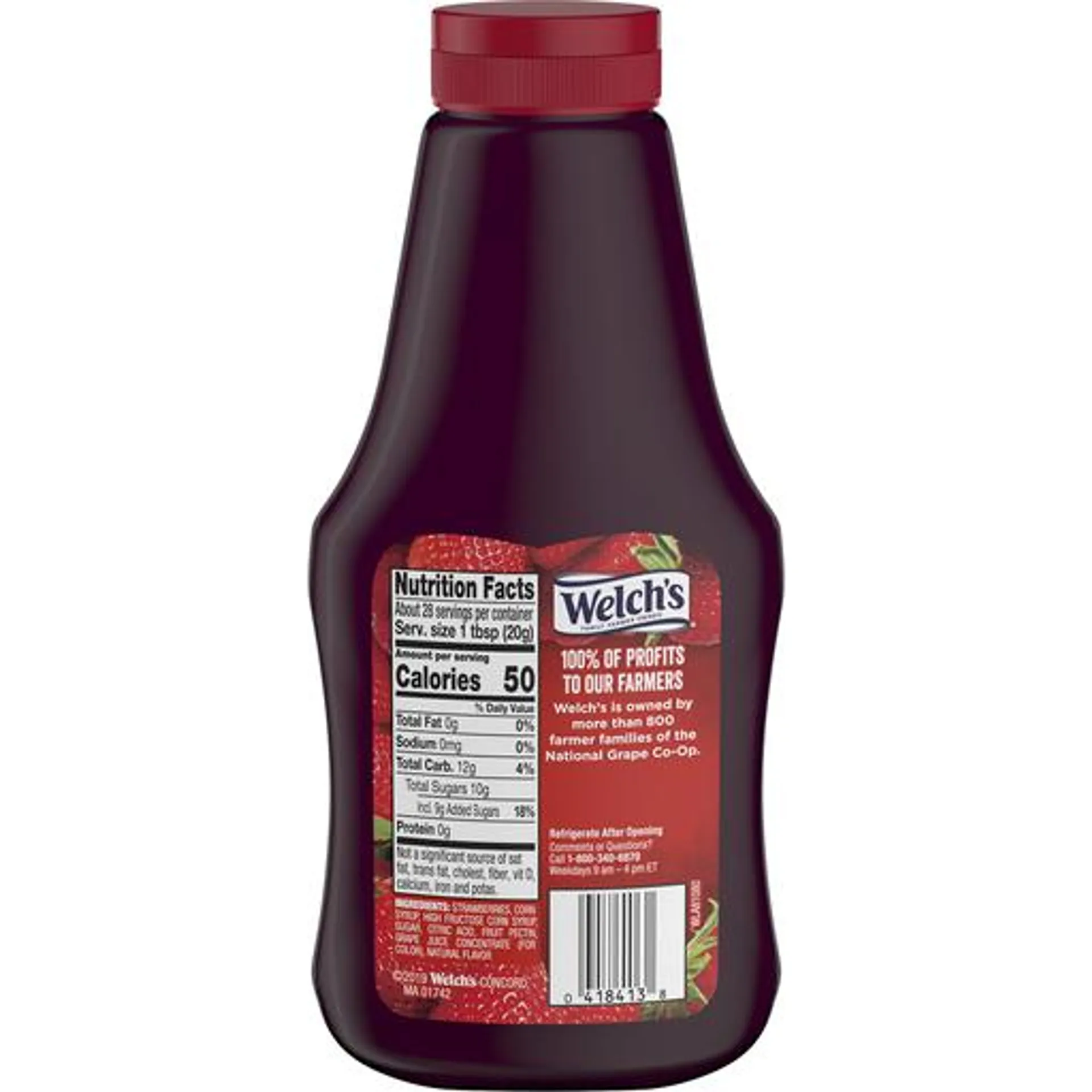Welch's Strawberry Spread, 20 Oz Squeeze Bottle