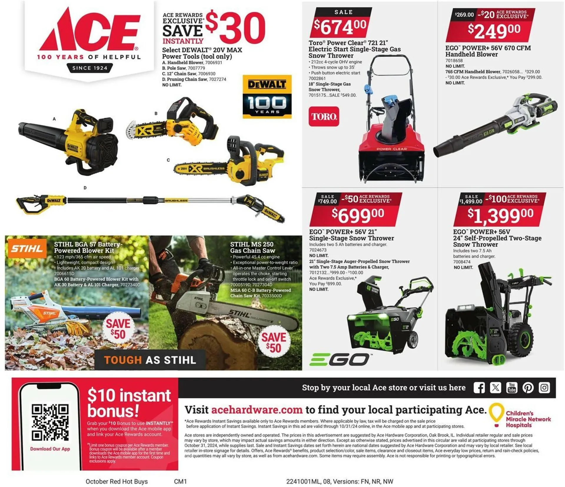 Weekly ad Ace Hardware Weekly Ad from October 1 to October 31 2024 - Page 8