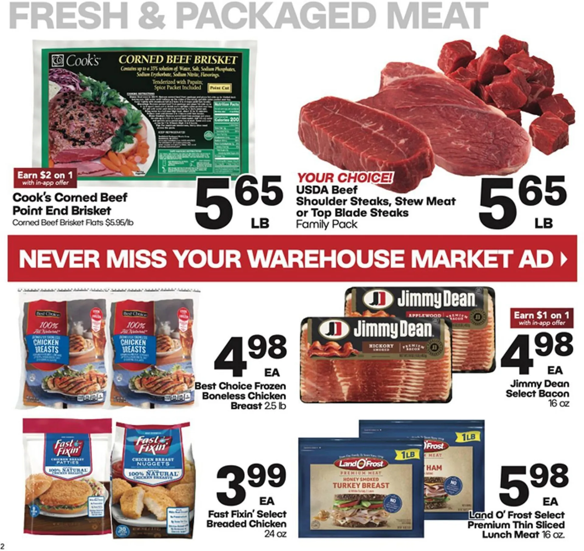 Weekly ad Warehouse Market Weekly Ad from March 13 to March 19 2024 - Page 2