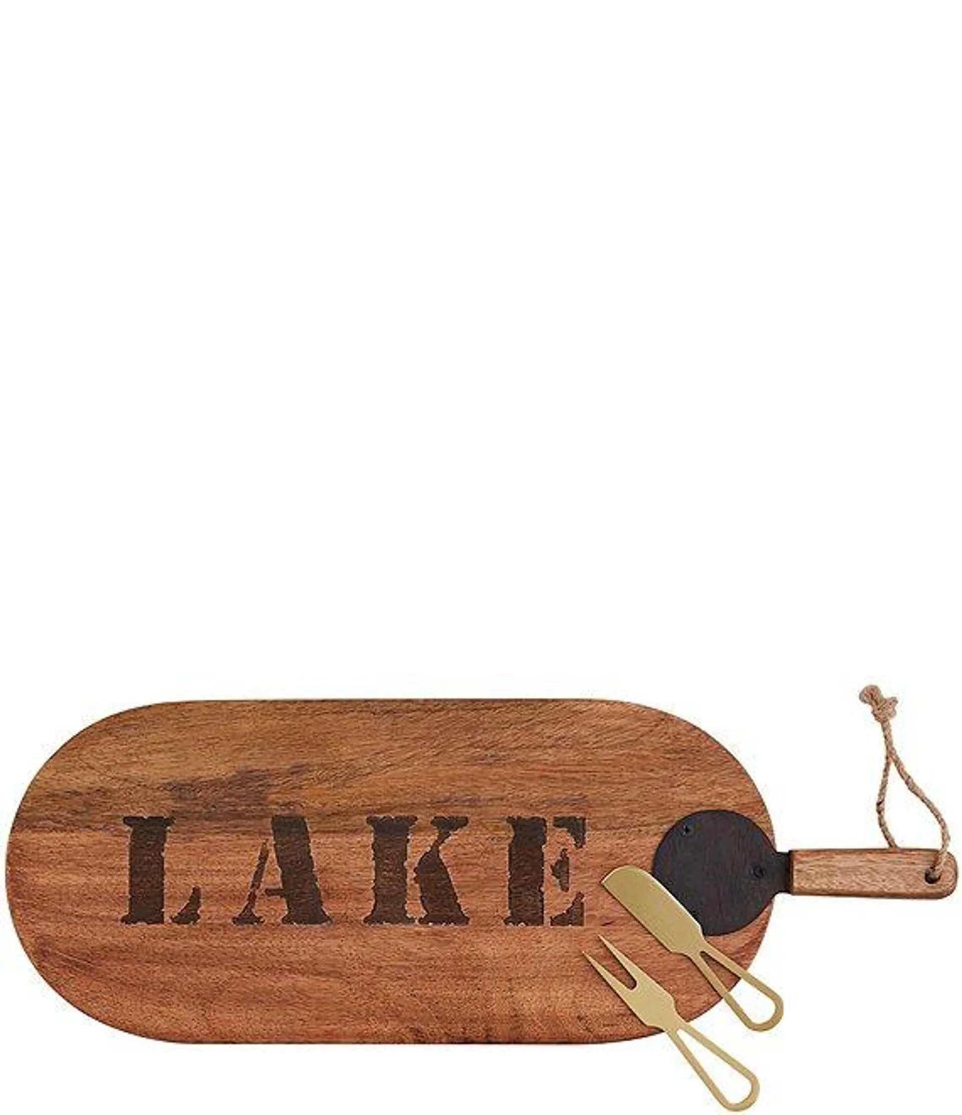 Retreat Lake Cheese Paddle Cheeseboard Set