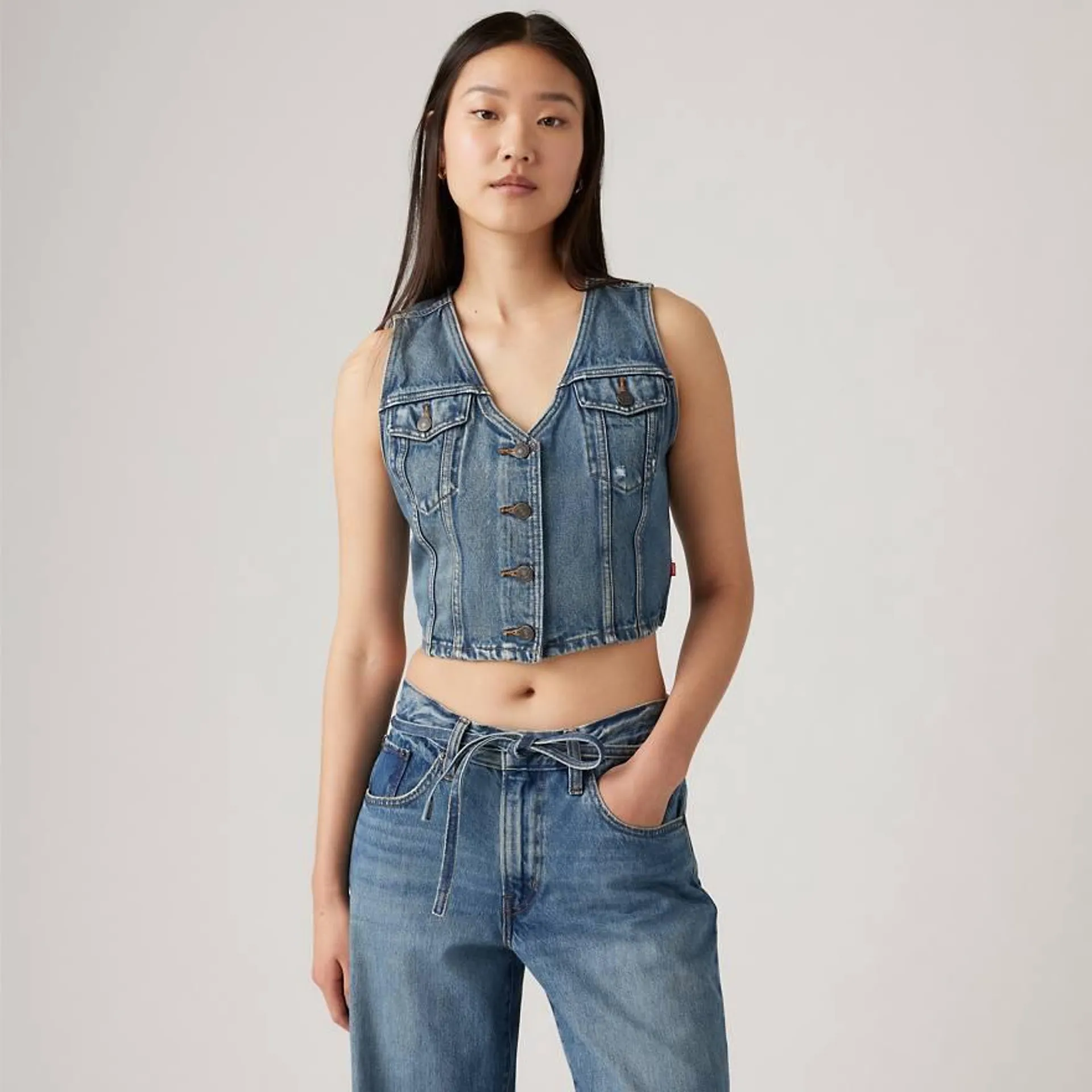 Bella Denim Corset Top