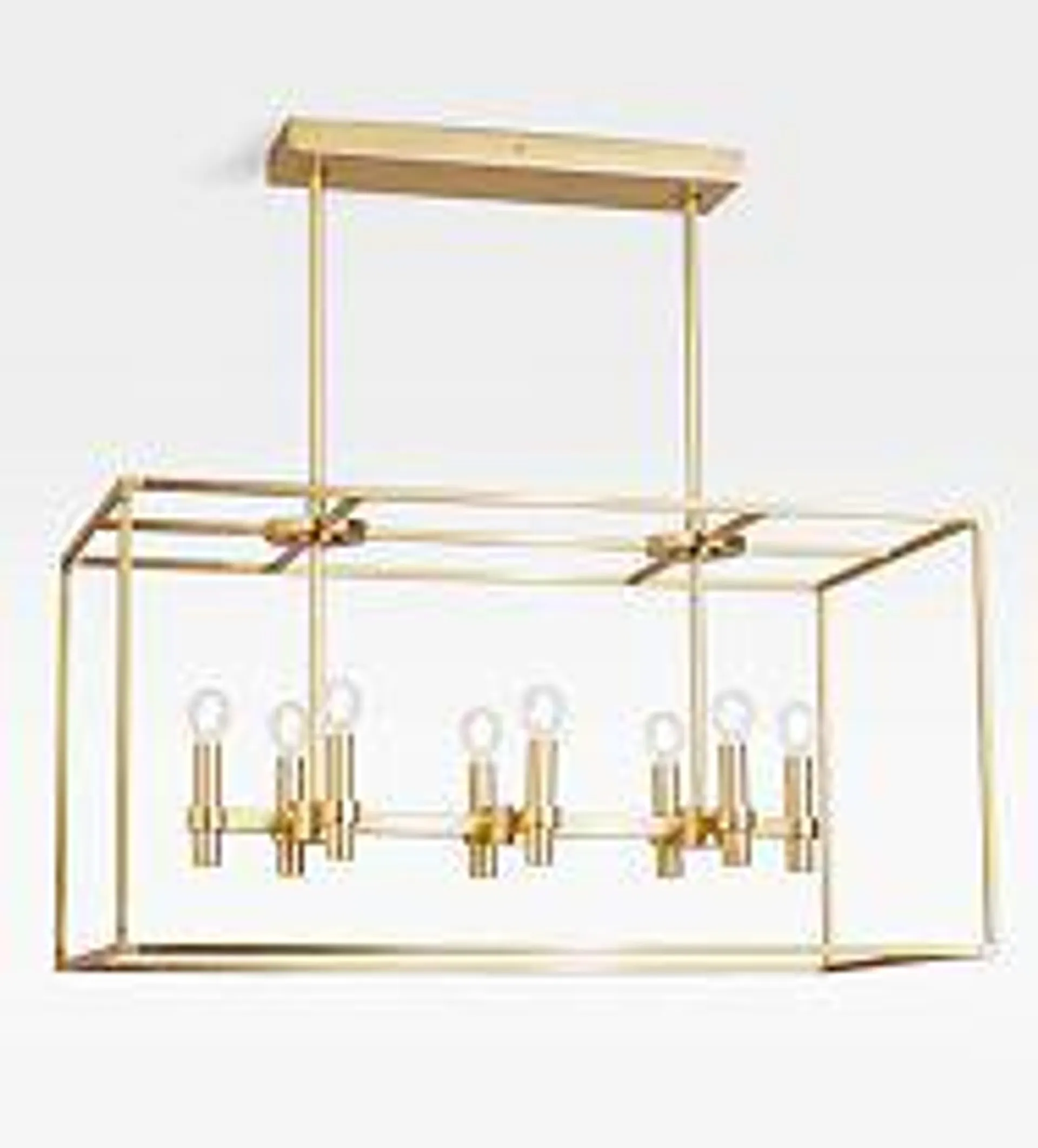 Burrage Rectangle Cage Chandelier